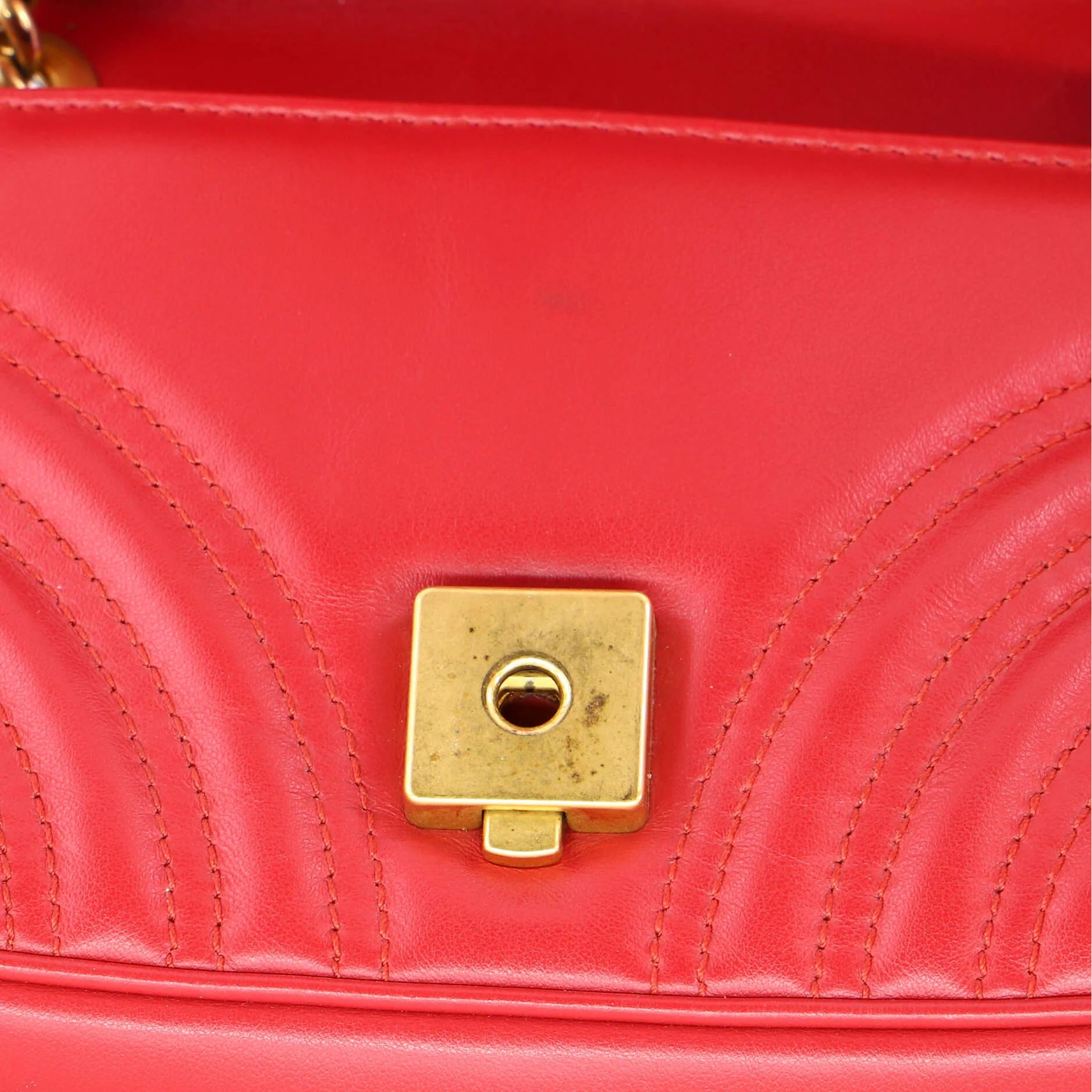 Gg Marmont Flap Bag Matelasse Leather Mini — view 6