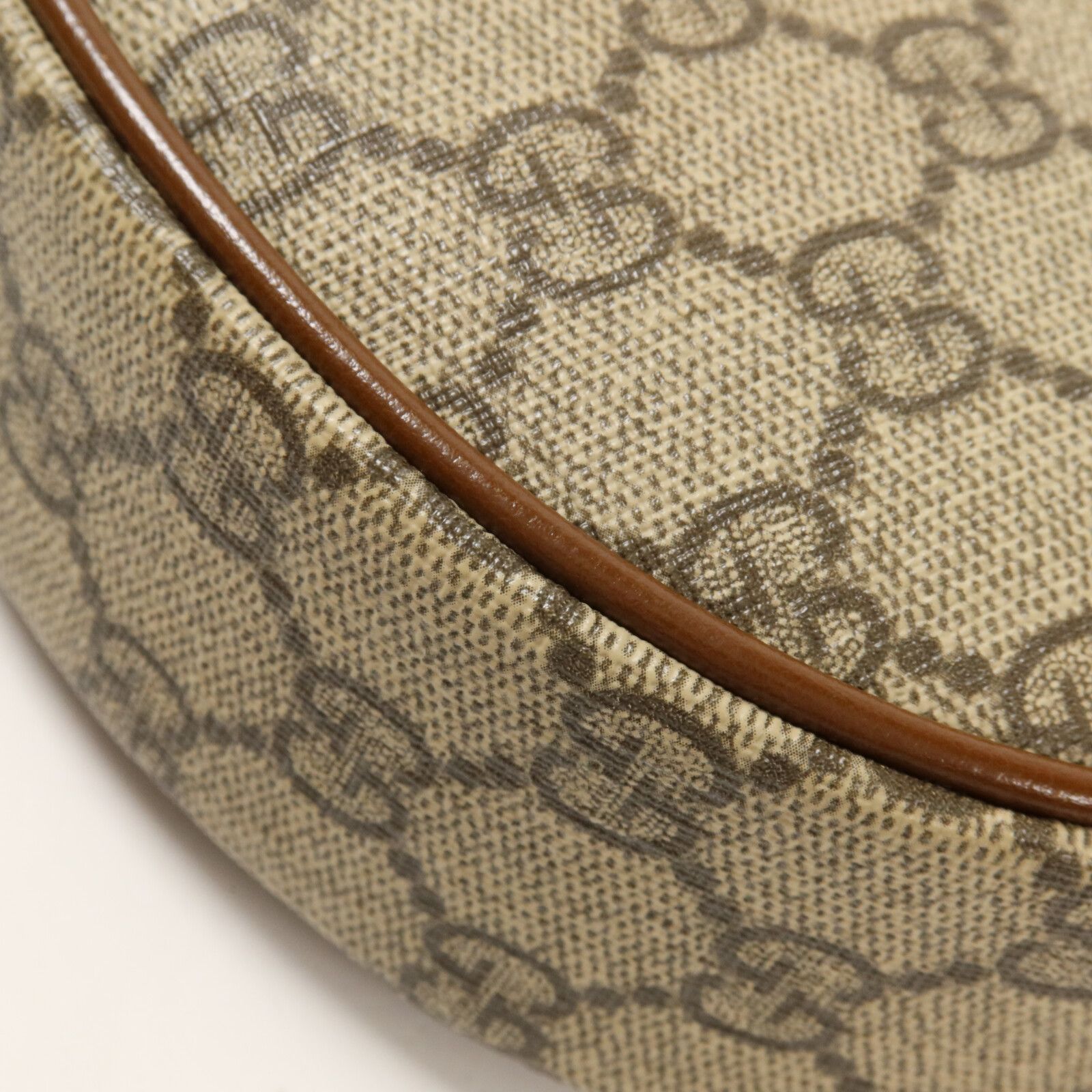 GG Supreme Monogram Azalea Calfskin Mini Retro Interlocking G Half Moon Bag — view 14