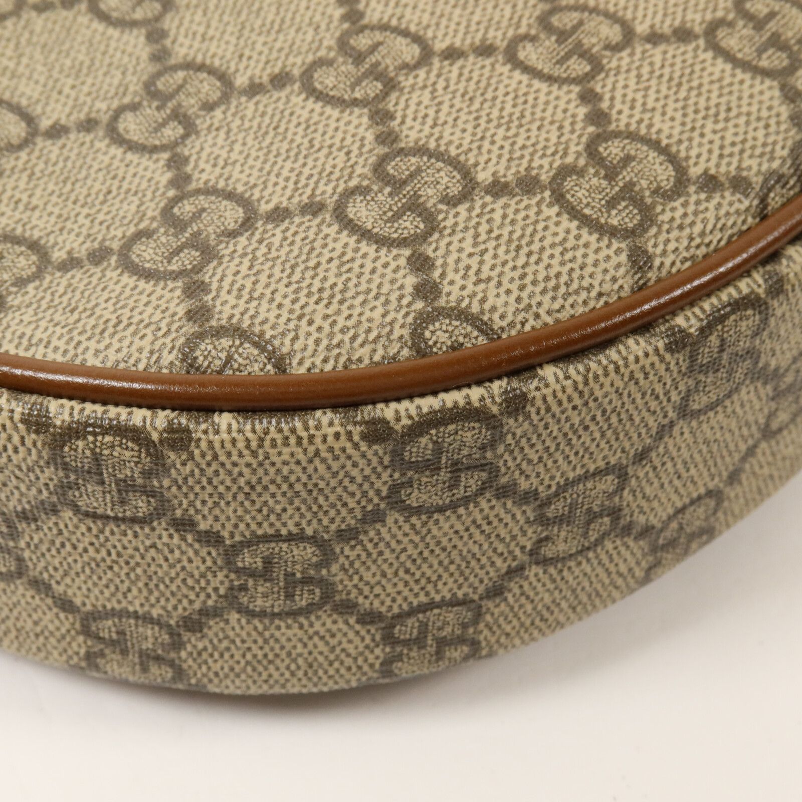 GG Supreme Monogram Azalea Calfskin Mini Retro Interlocking G Half Moon Bag — view 15