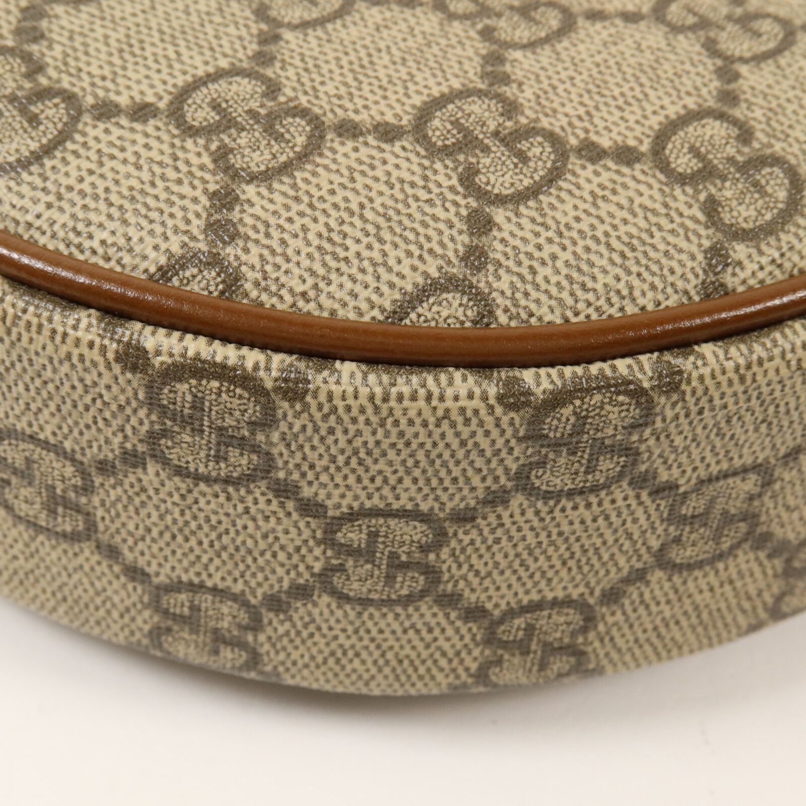GG Supreme Monogram Azalea Calfskin Mini Retro Interlocking G Half Moon Bag — view 16