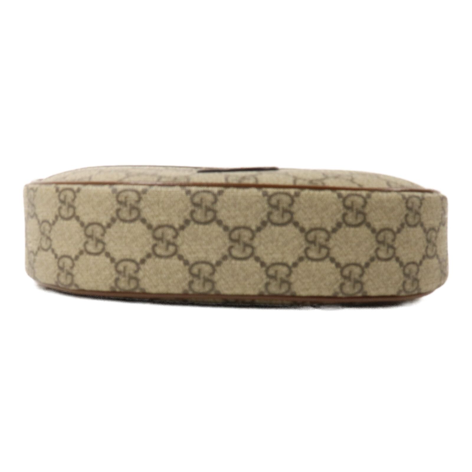 GG Supreme Monogram Azalea Calfskin Mini Retro Interlocking G Half Moon Bag — view 4