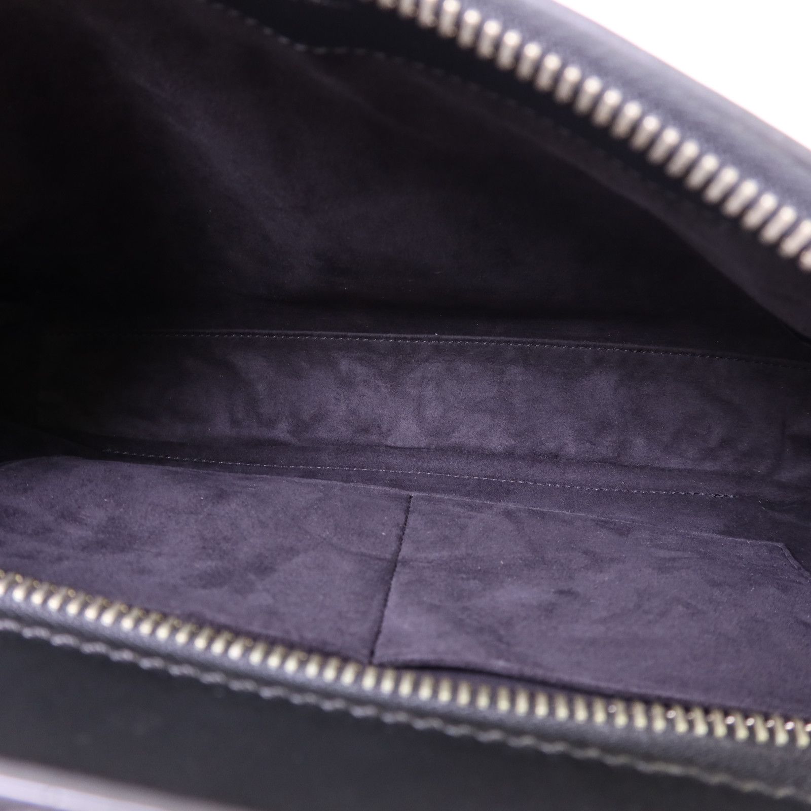 Leather Dotcom 2Way Shoulder Bag Ginpaku Hand-handed Shoulder And Back Bag 2way S, Black — view 7