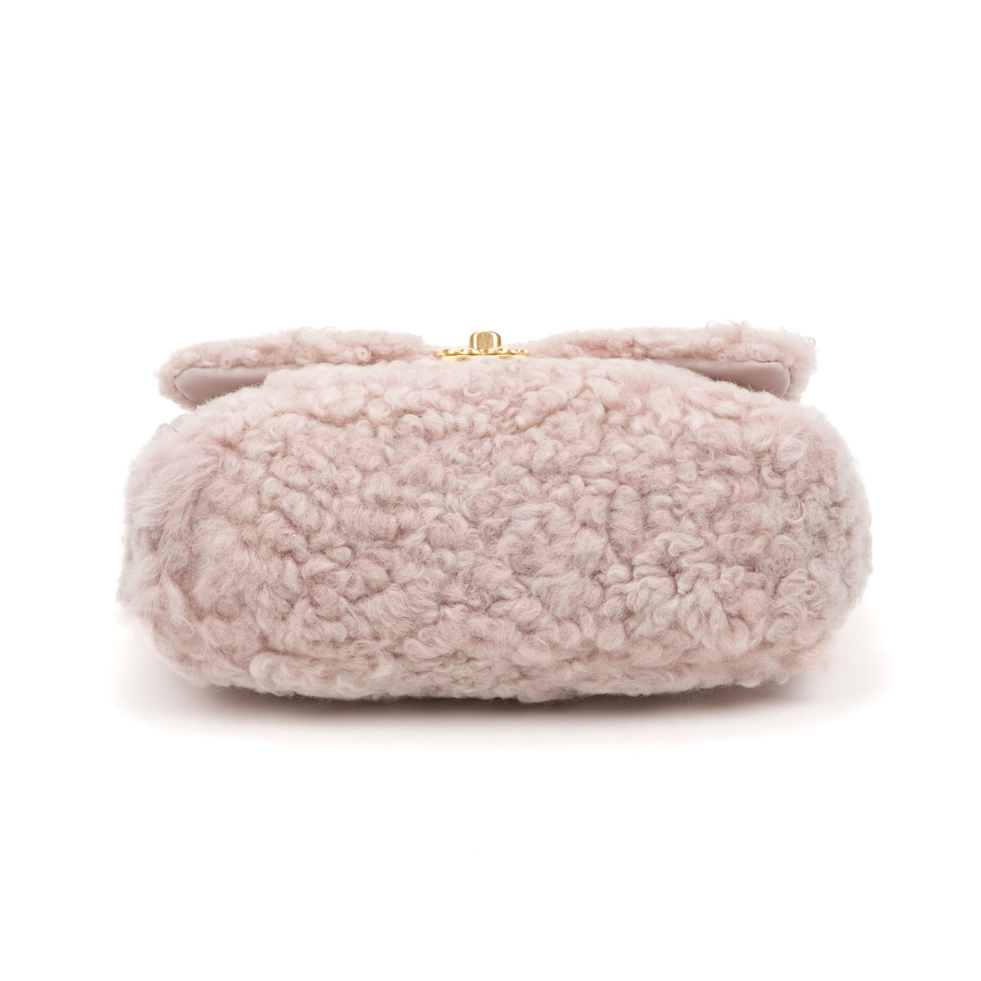 Shearling 19 Flap  Pink Shearling Canvas — view 6
