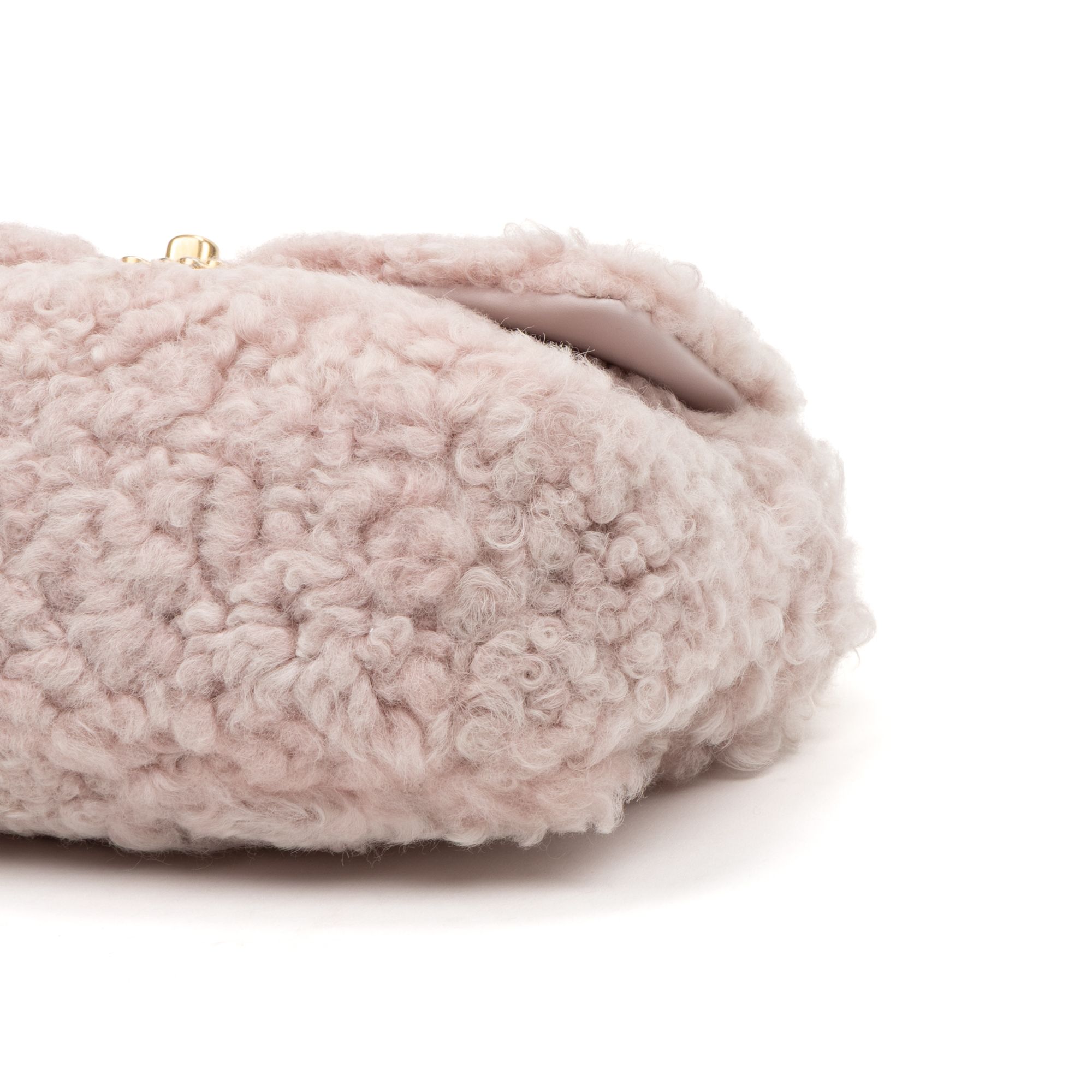 Shearling 19 Flap  Pink Shearling Canvas — view 8