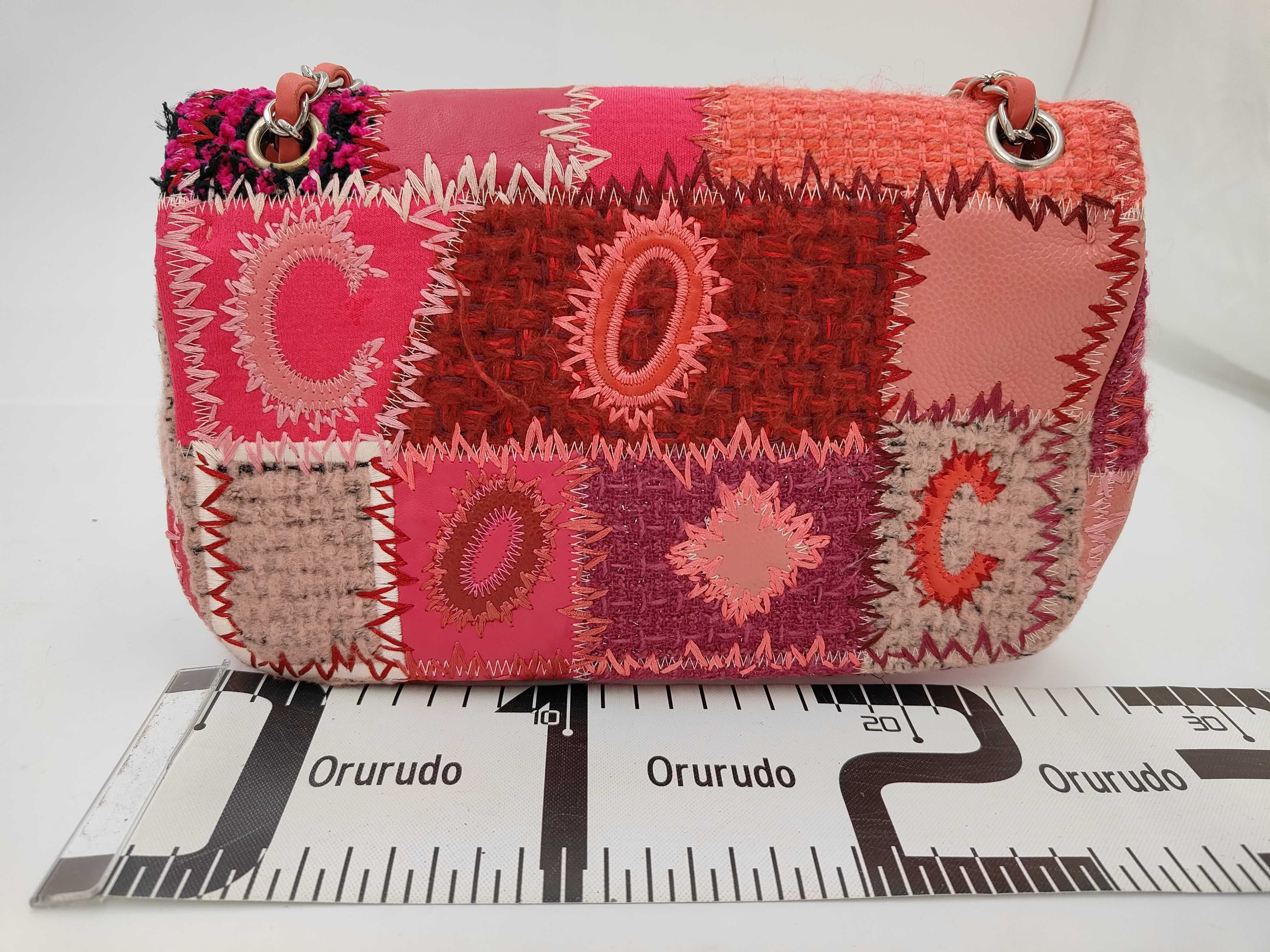 Chanel Tweed Patchwork Chain Shoulder 23395971 Bag — view 2