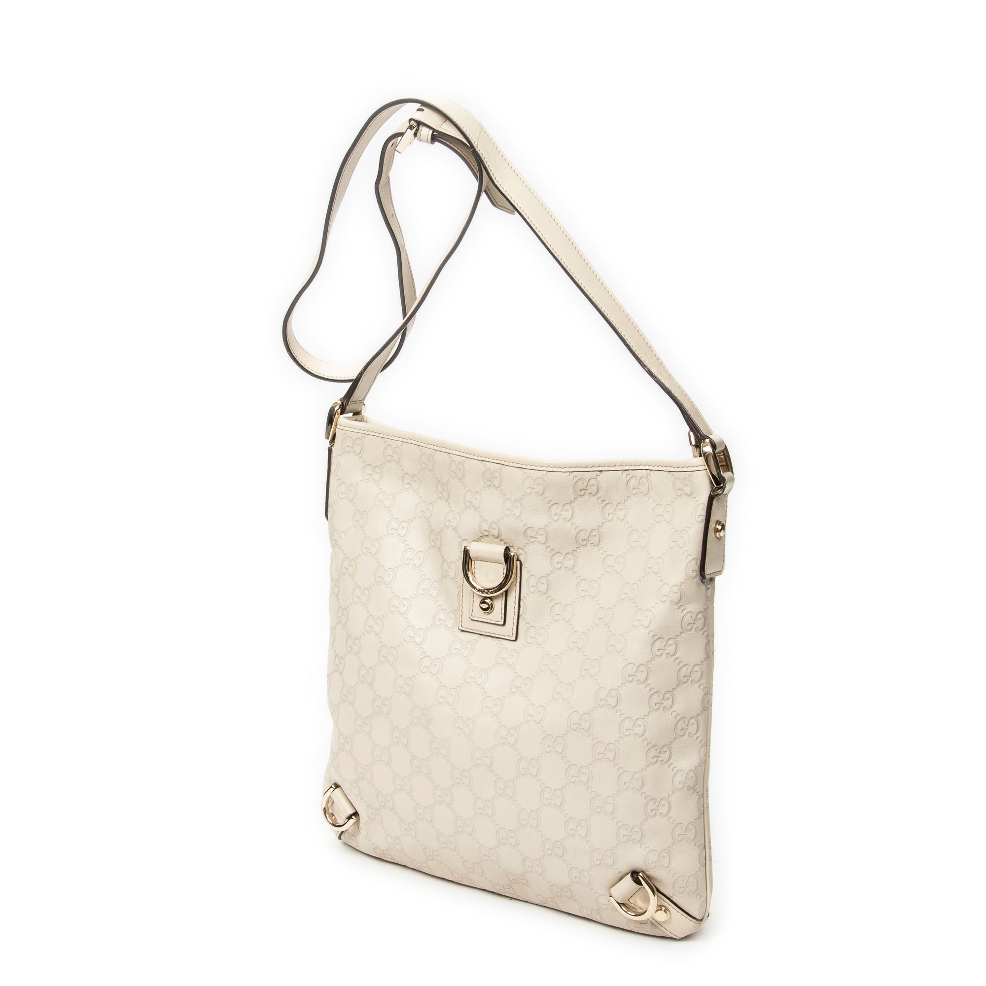 Abbey Crossbody Ivory Guccissima Leather Gold — view 2