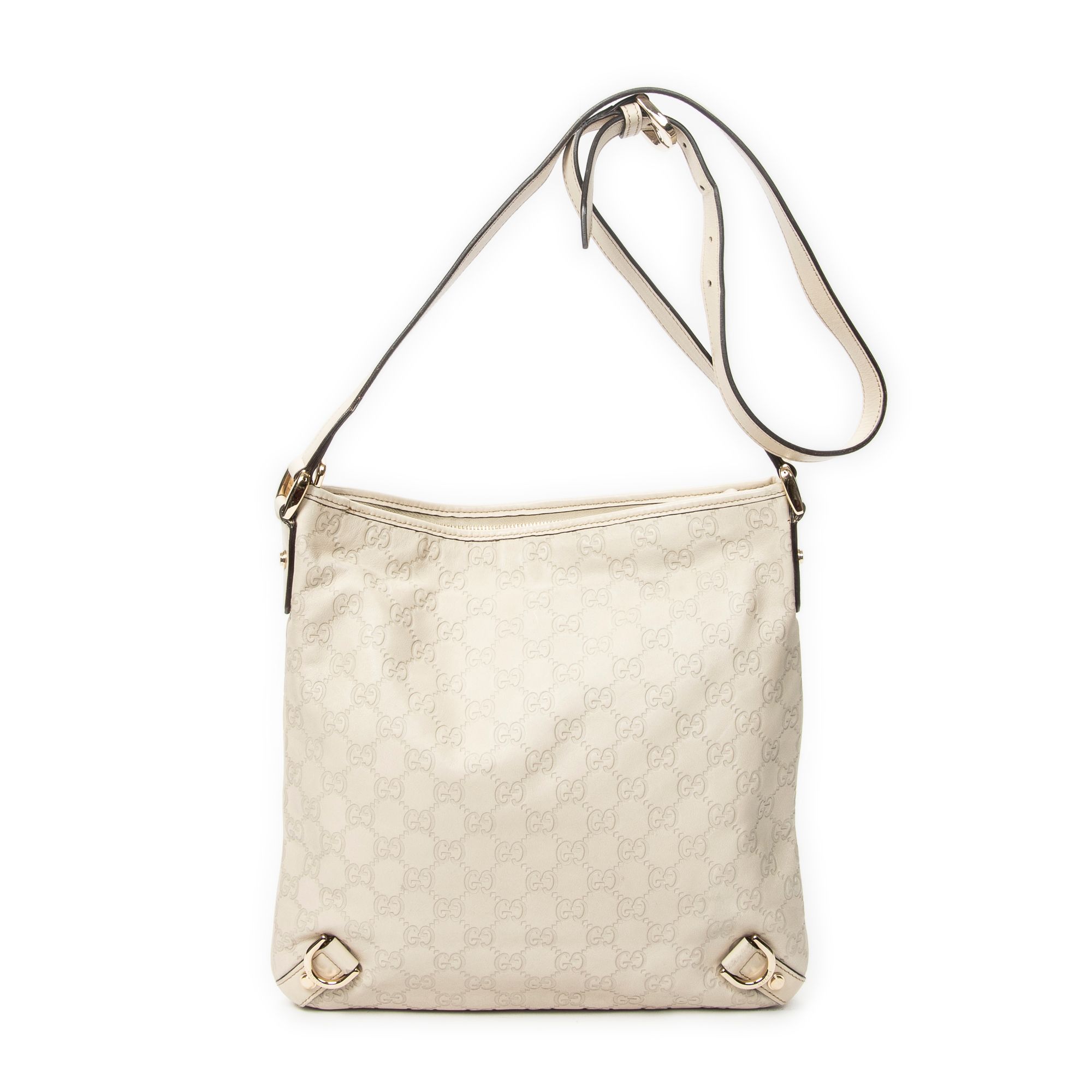 Abbey Crossbody Ivory Guccissima Leather Gold — view 5