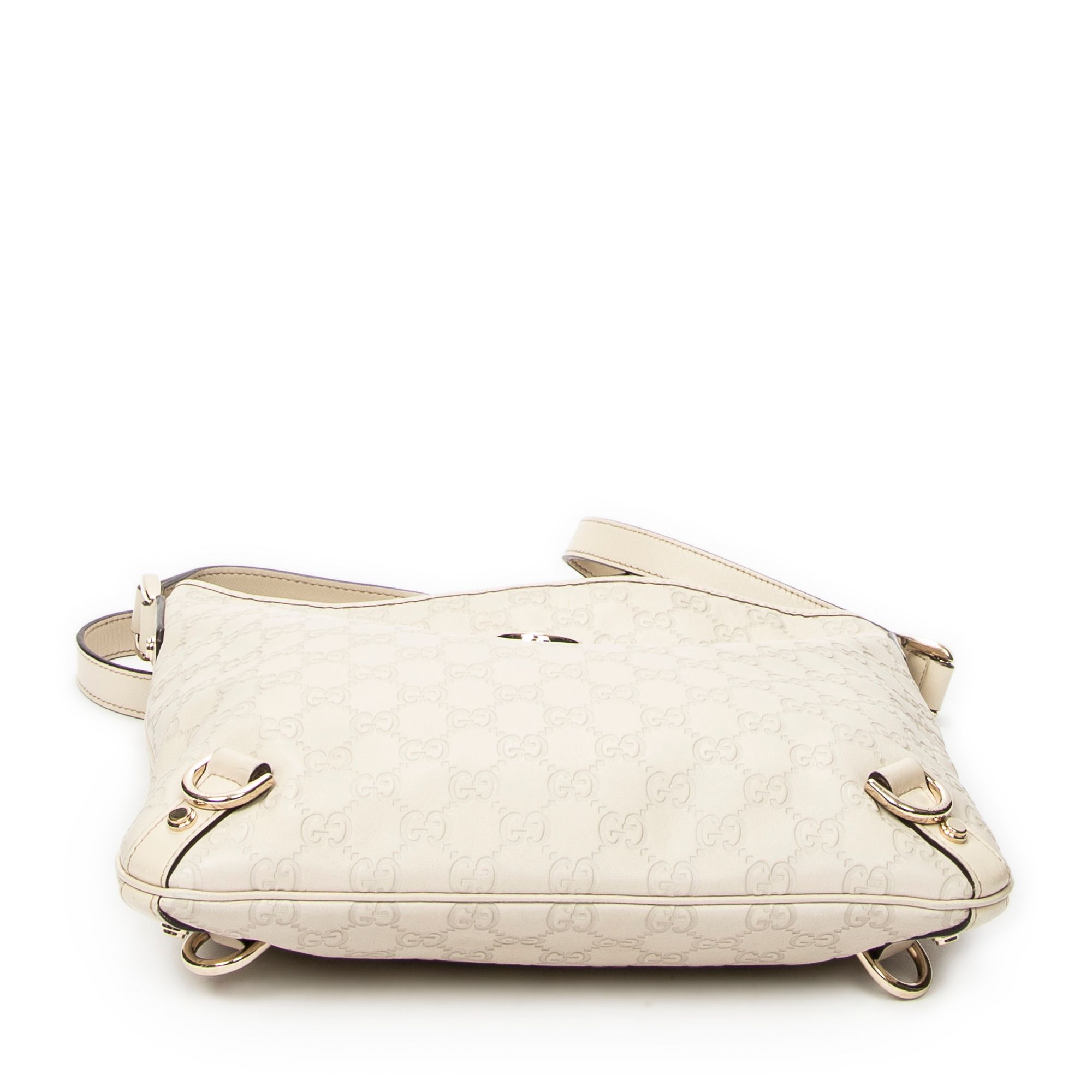 Abbey Crossbody Ivory Guccissima Leather Gold — view 6