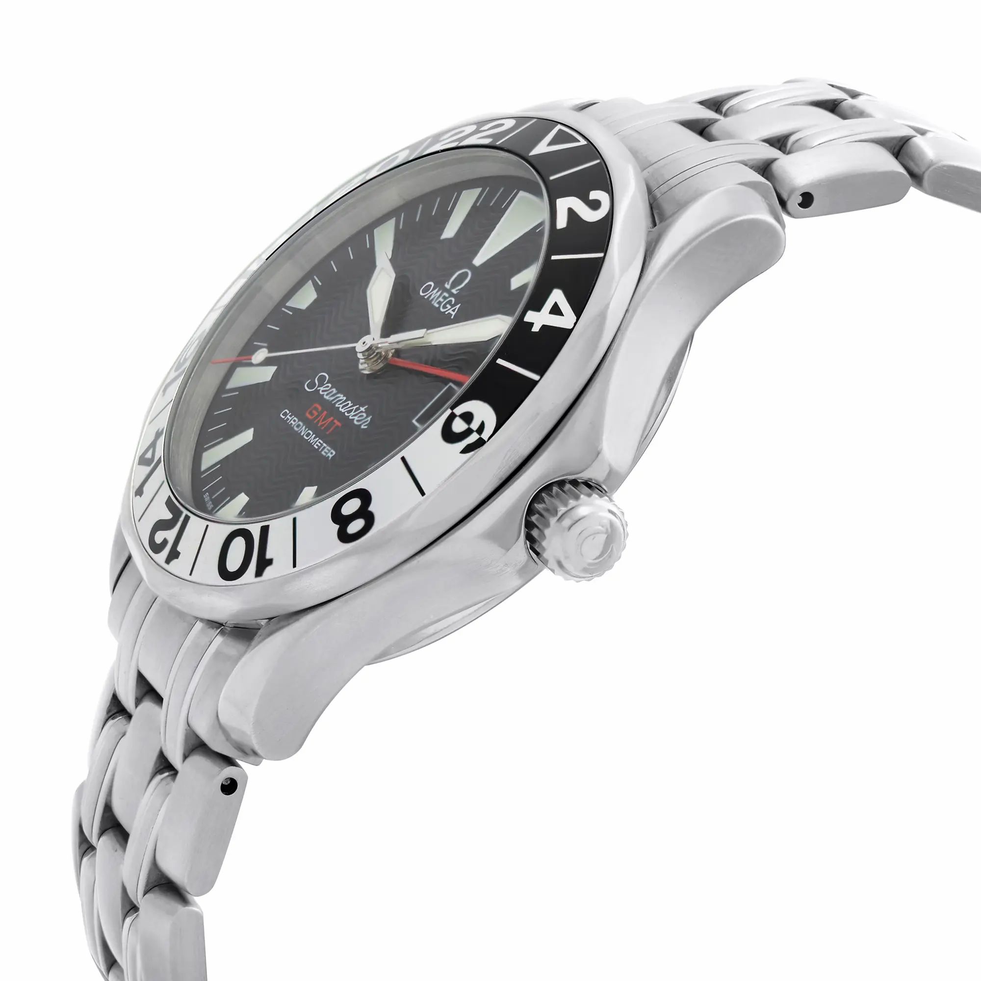 Seamaster GMT 50th Anniversary Steel Black Dial Mens Watch 2234.50.00 — view 3