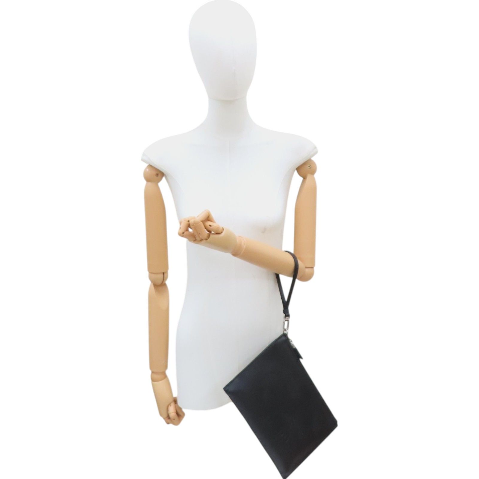 Saffiano Leather Clutch/Wristlet — view 9