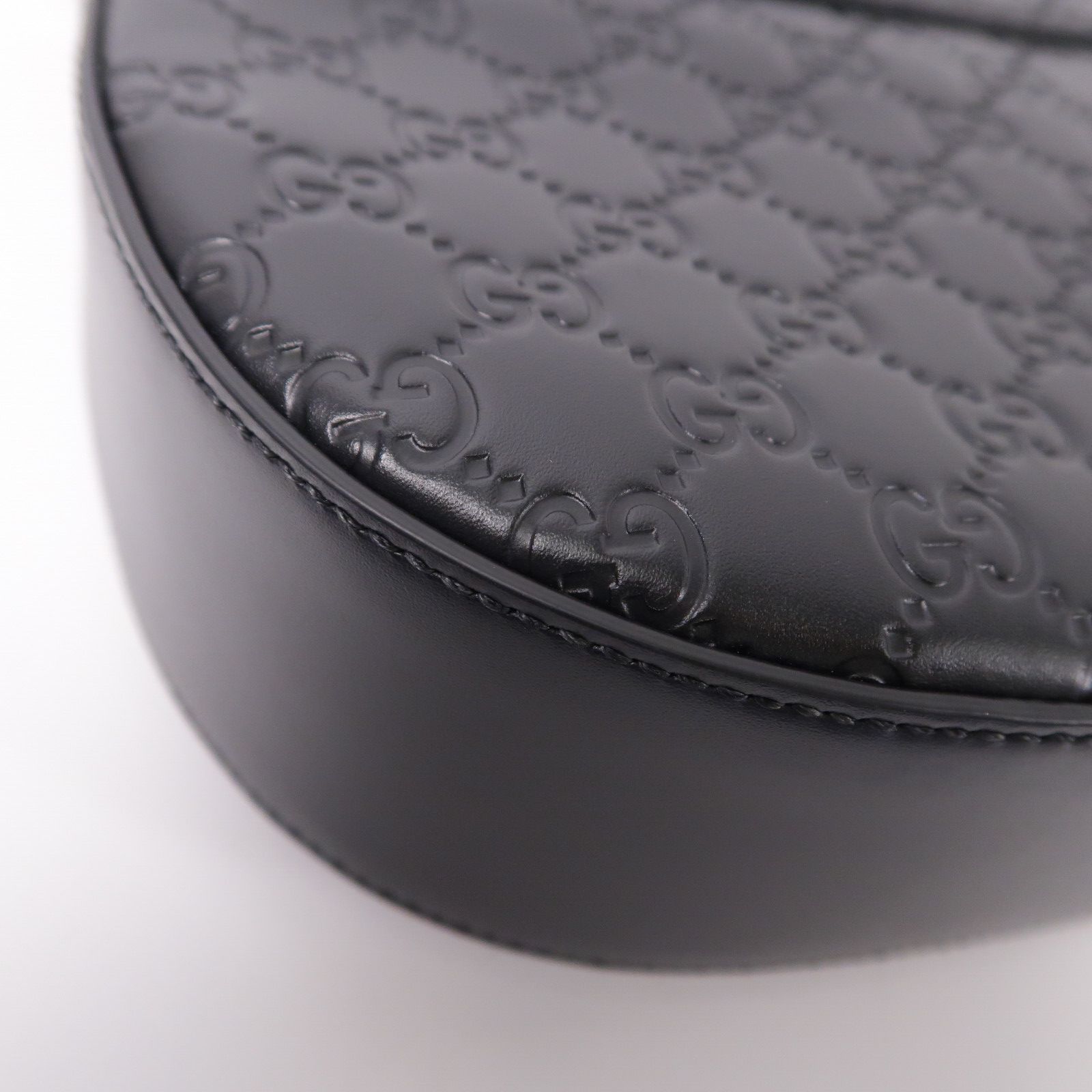Guccissima Web Medium Padlock Messenger Shoulder Bag Black — view 14
