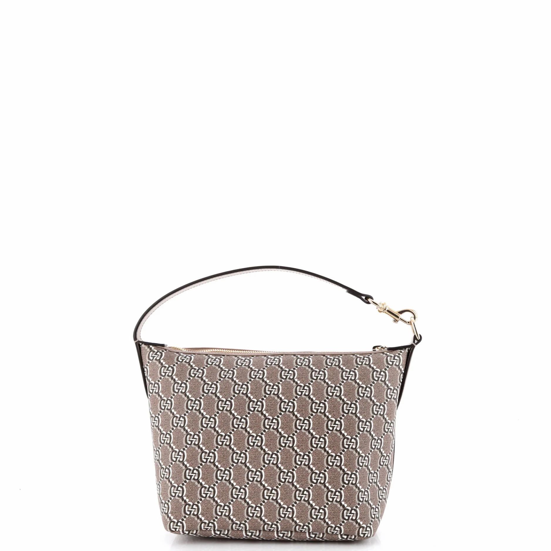 Ophidia Zip Shoulder Bag Gg Shadow Coated Canvas Super Mini — view 3