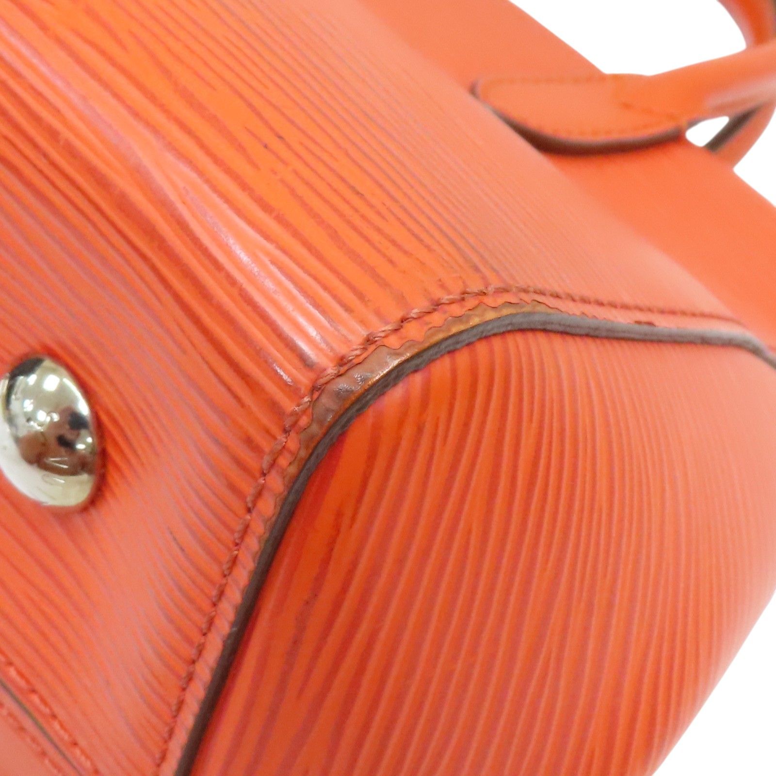Marly Bb Shoulder Handbag Epi Leather Orange M 94618 — view 13