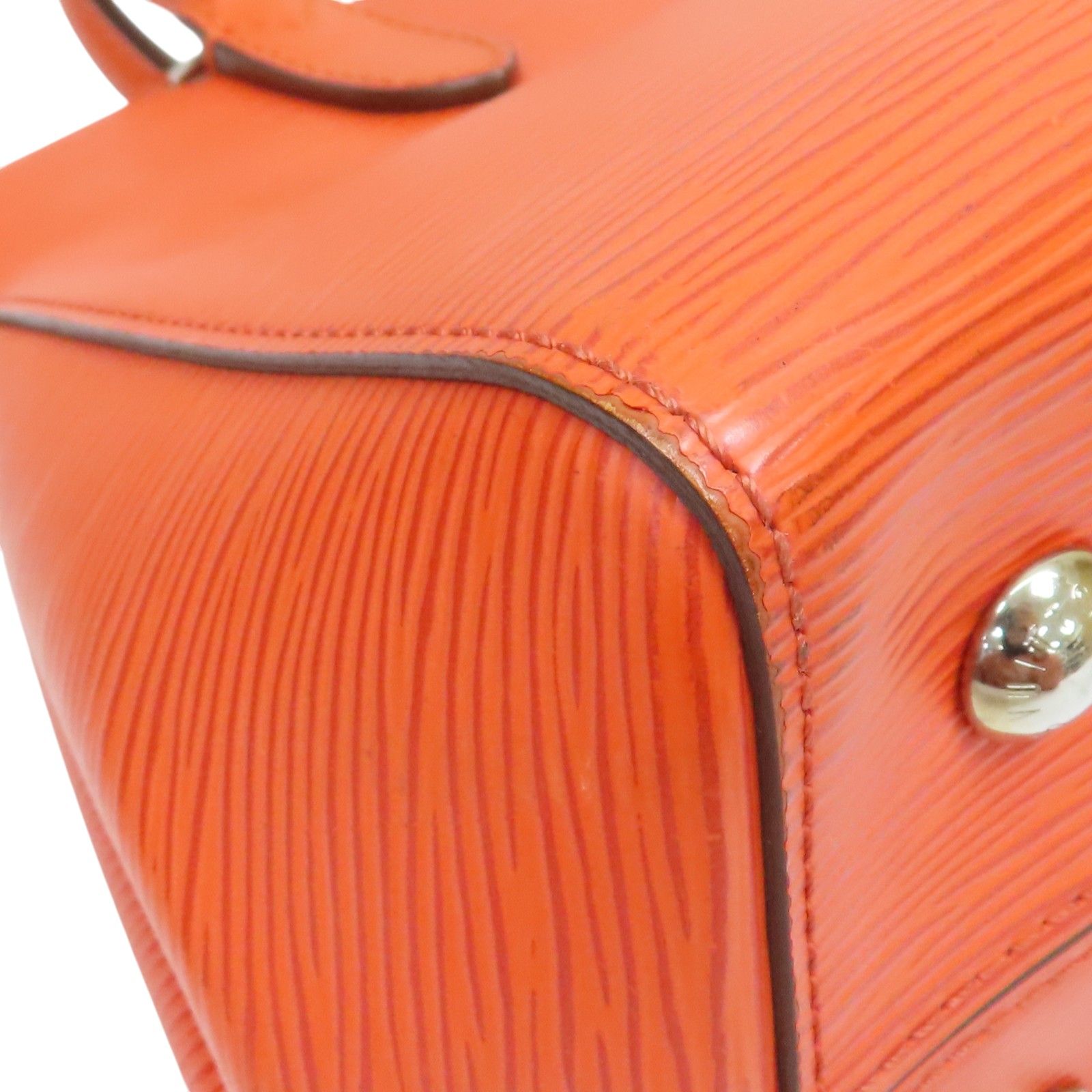 Marly Bb Shoulder Handbag Epi Leather Orange M 94618 — view 14