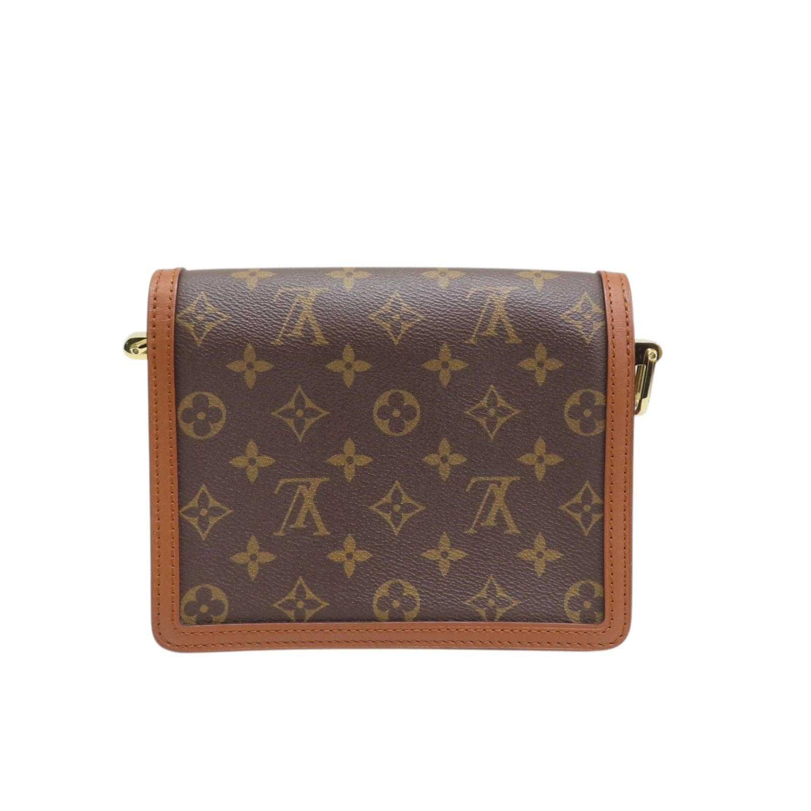 Dauphine Mini Shoulder Bag Monogram Reverse Brown M 45959 — view 2