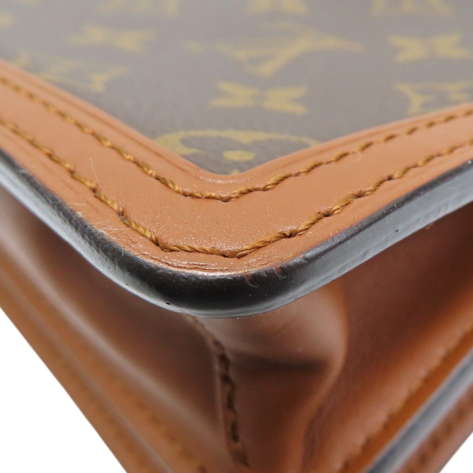 Dauphine Mini Shoulder Bag Monogram Reverse Brown M 45959 — view 11