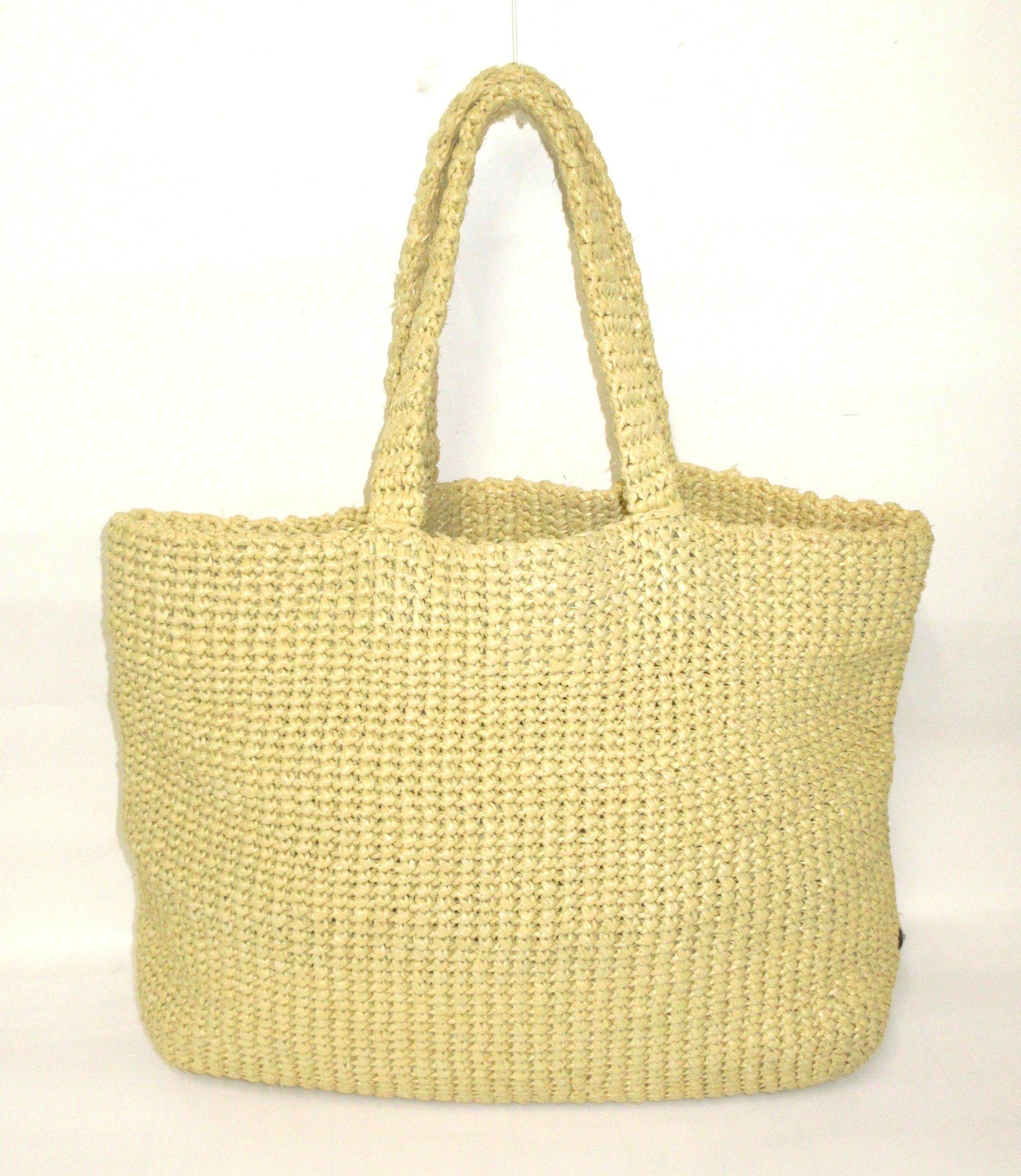 Logo Raffia Tote Large — view 2