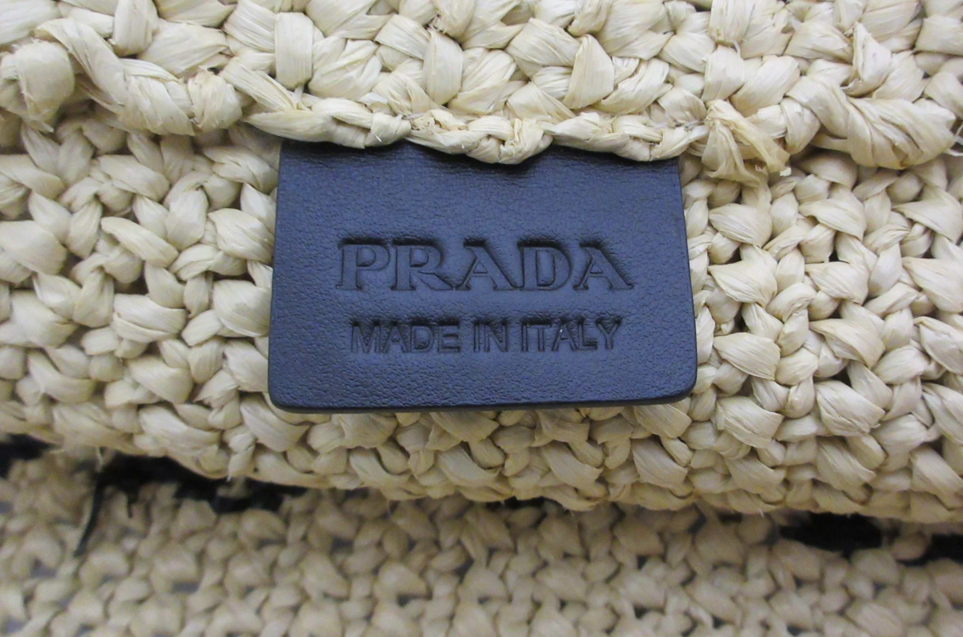 Logo Raffia Tote Large — view 10