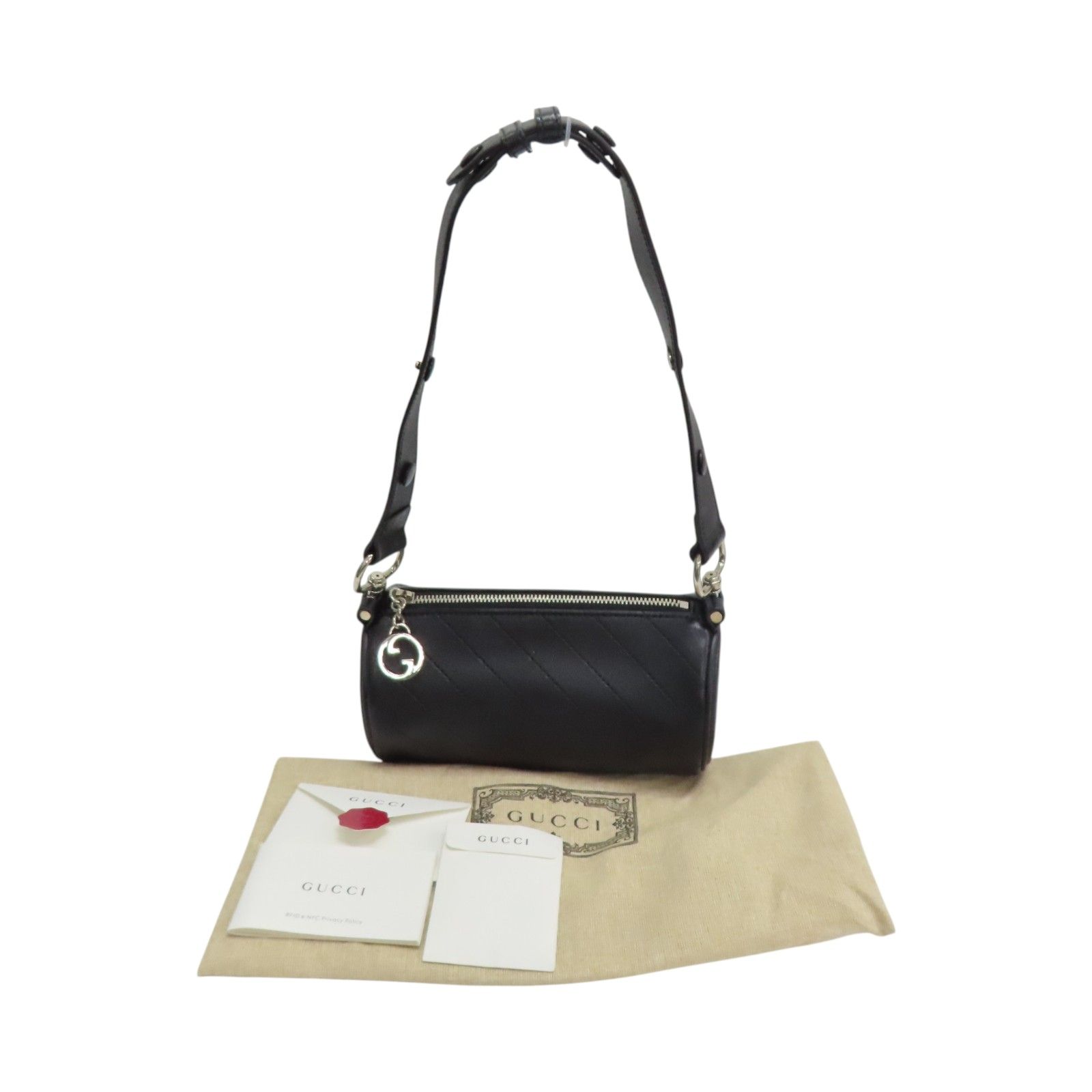 Black Calfskin Blondie Mini Shoulder Bag — view 8