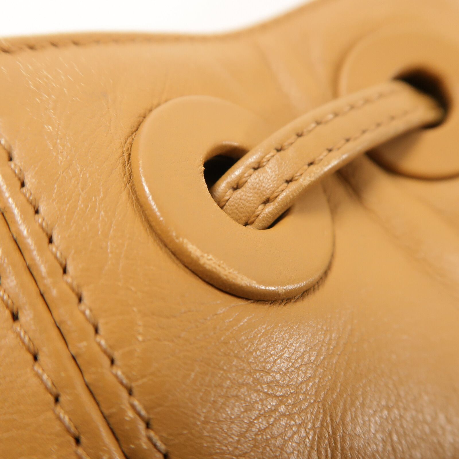 Vintage Resin Handle Drawstring Bucket Bag — view 13