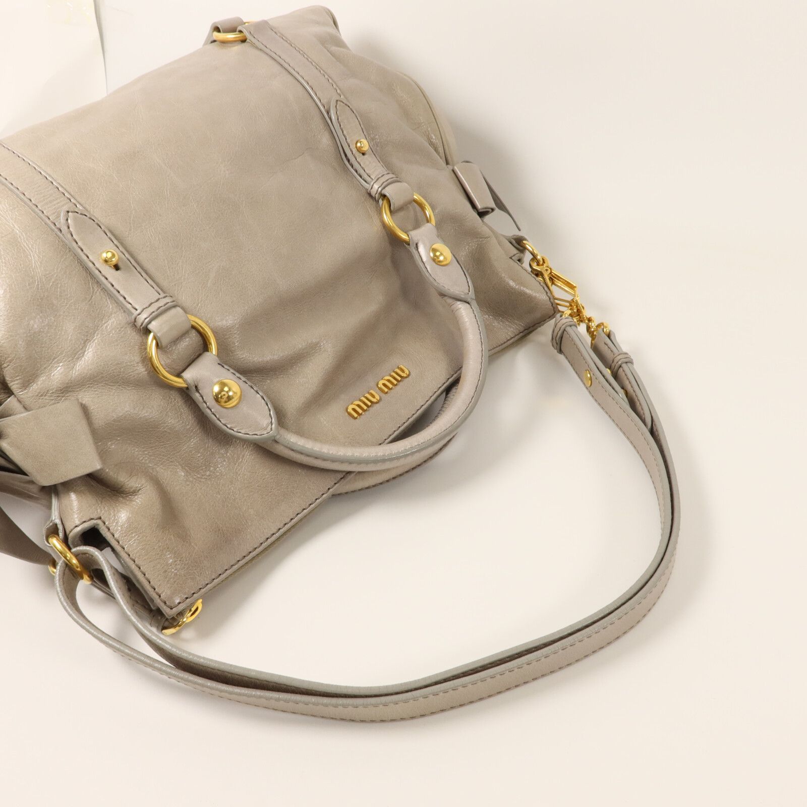 Vitello Lux Bow Bag — view 8
