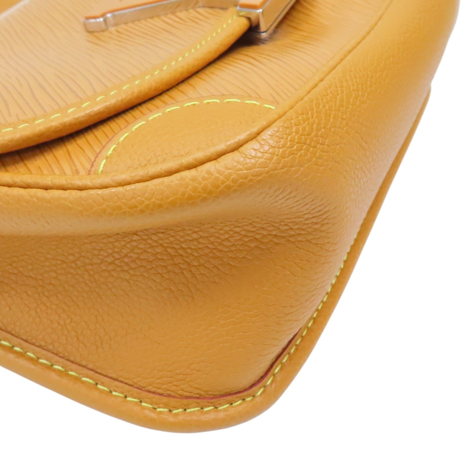 Buci Shoulder Bag Epi Leather Brown M 59459 — view 11