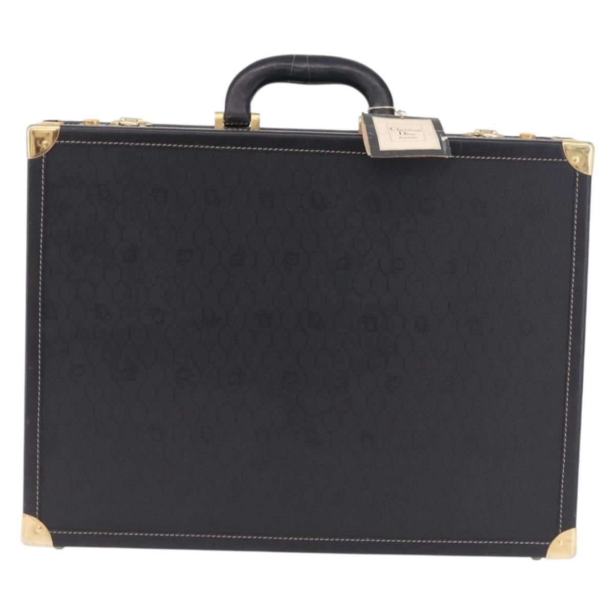 Christian Dior Honeycomb Canvas Hard Case Trunk/Briefcase — view 13