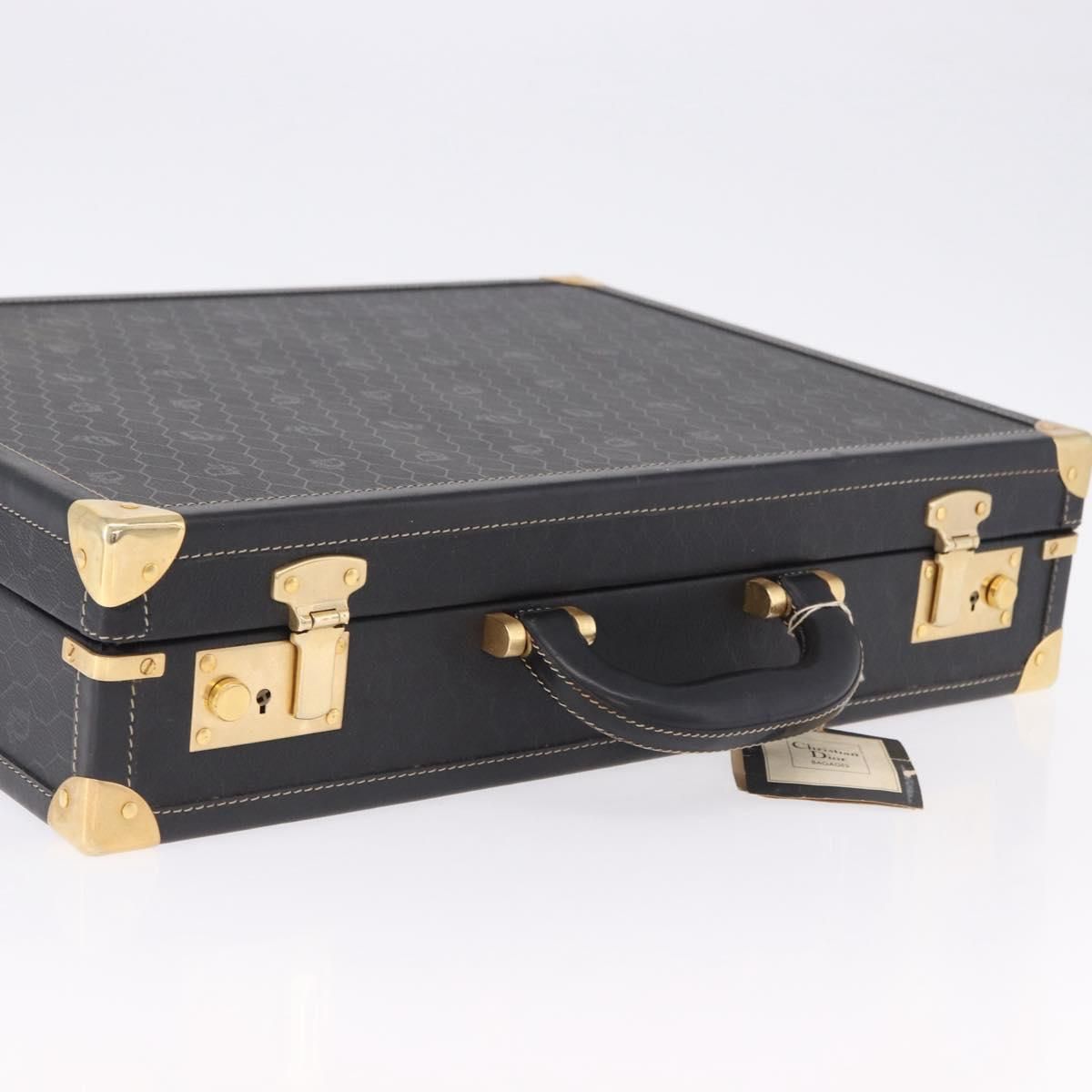 Christian Dior Honeycomb Canvas Hard Case Trunk/Briefcase — view 7