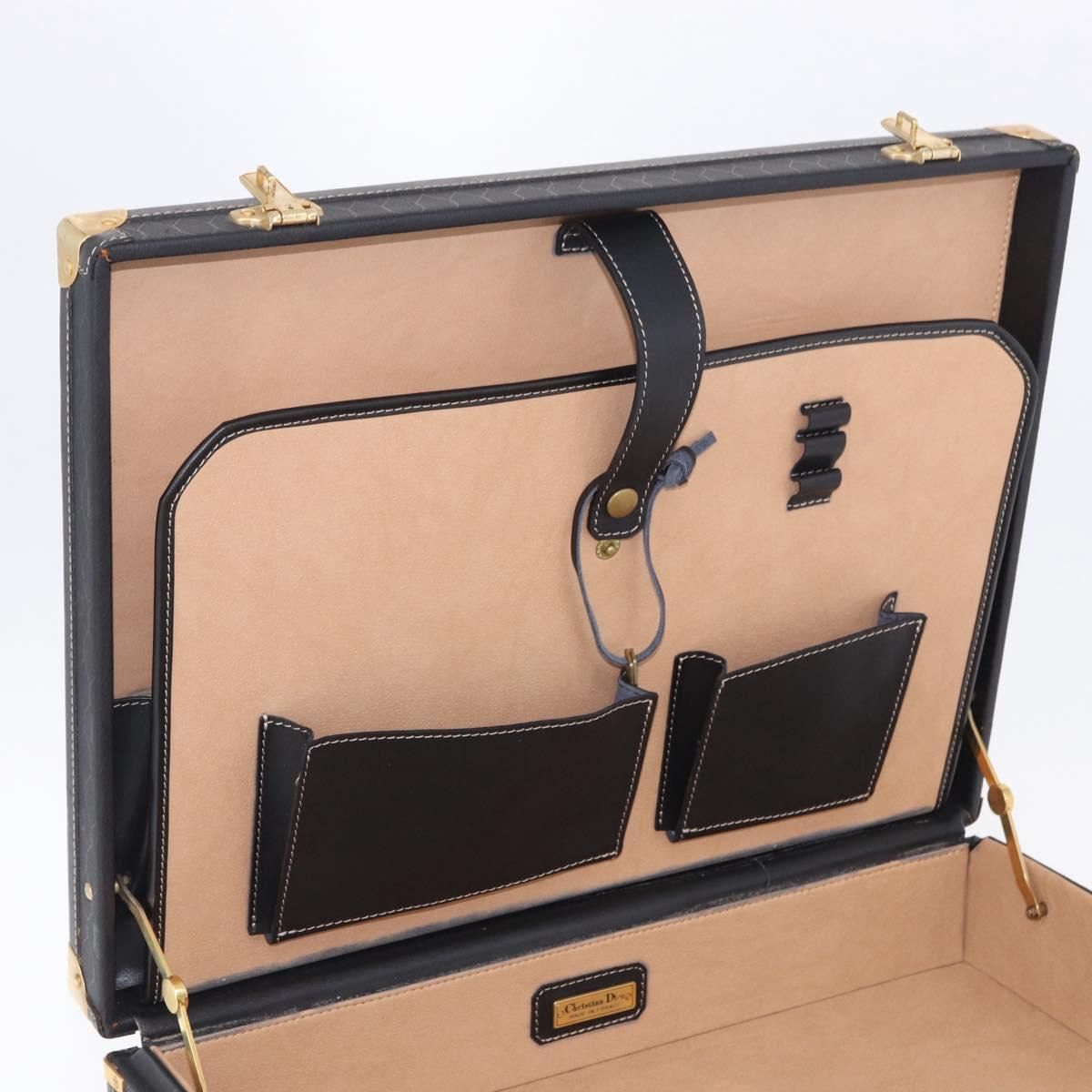 Christian Dior Honeycomb Canvas Hard Case Trunk/Briefcase — view 10