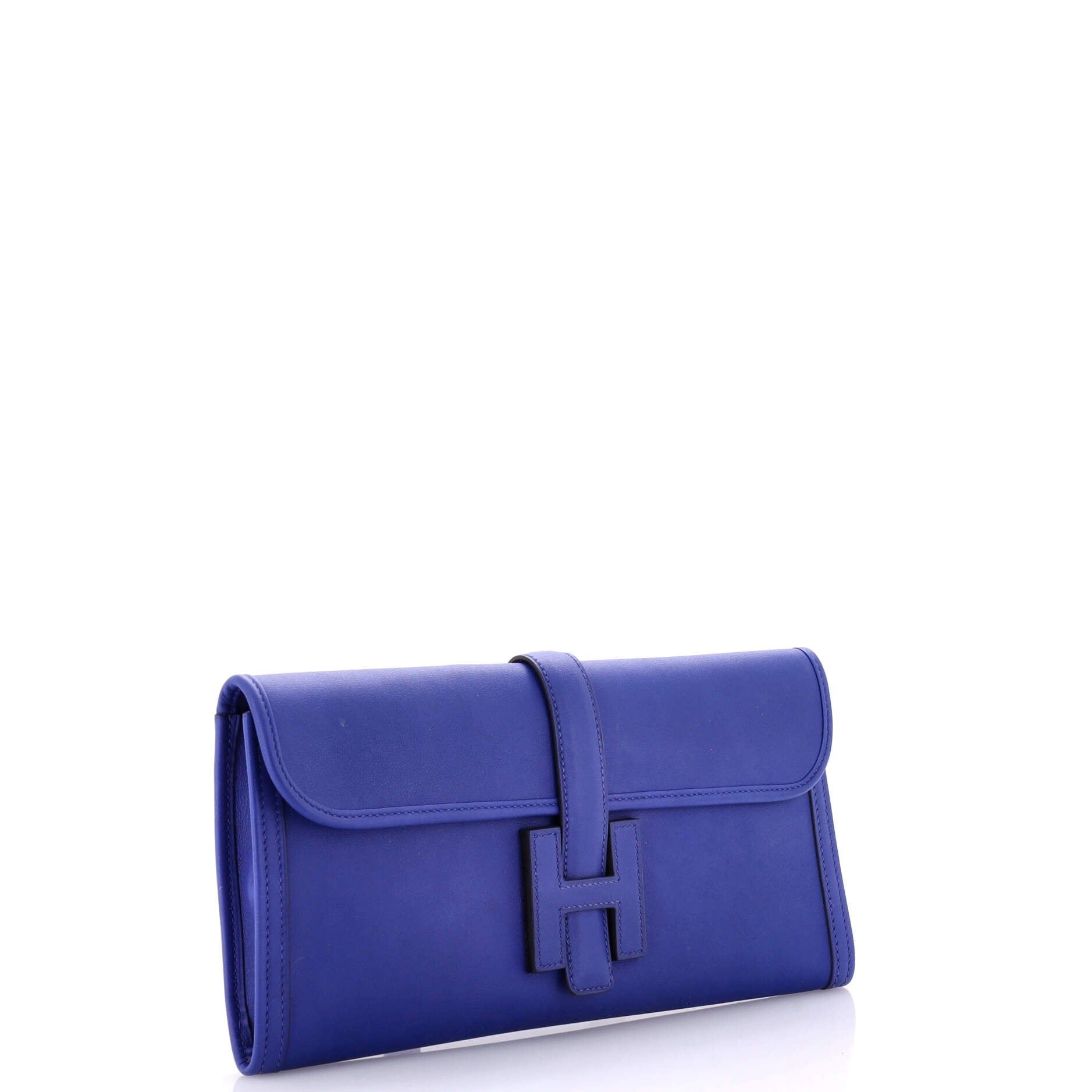 Jige Elan Clutch 29 Blue Swift Leather — view 2