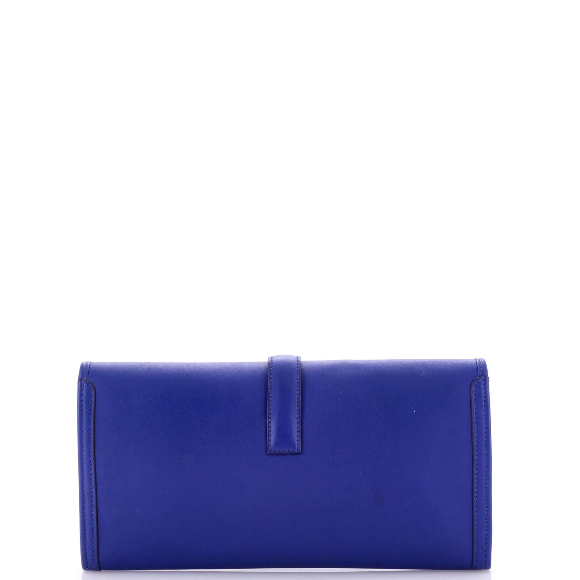 Jige Elan Clutch 29 Blue Swift Leather — view 3