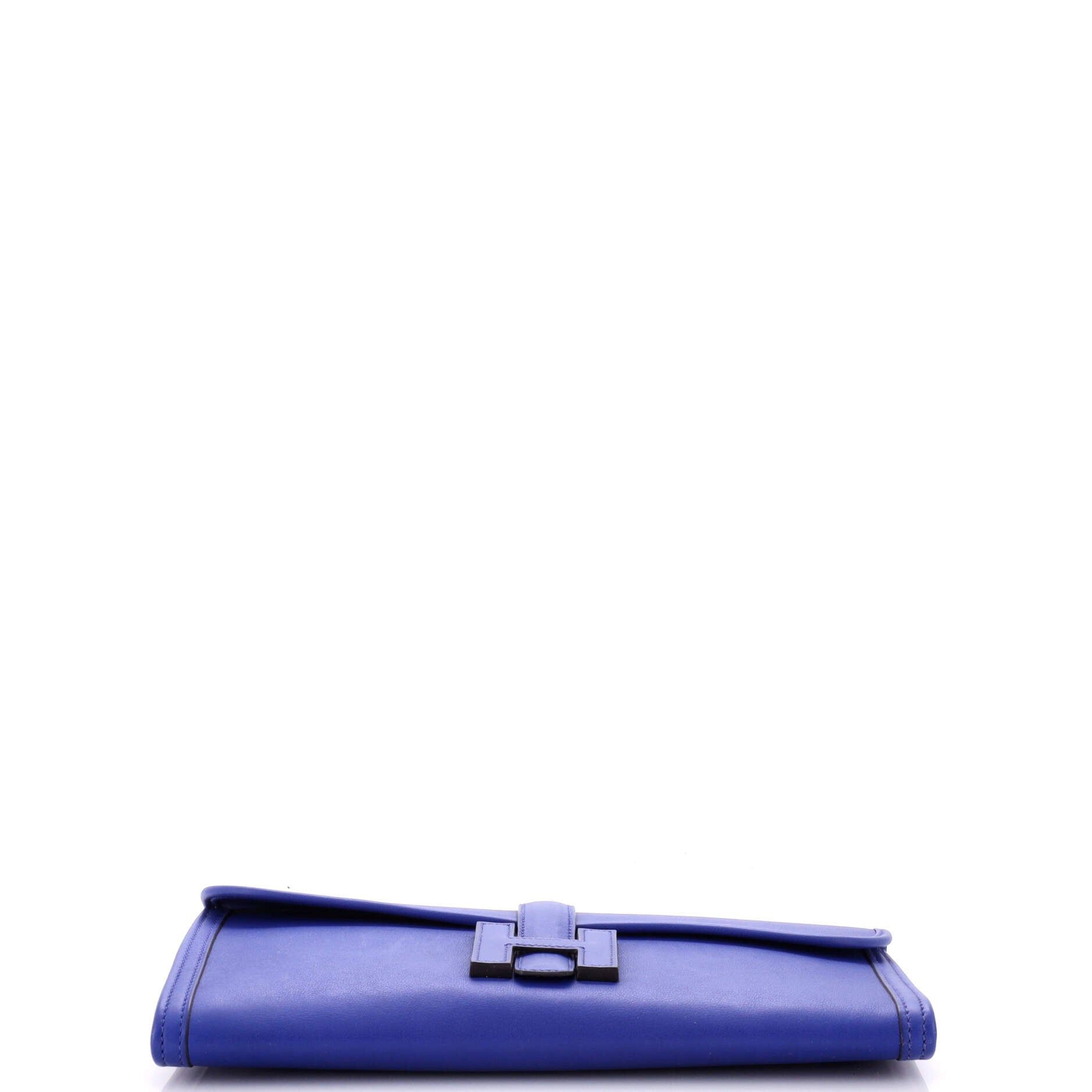 Jige Elan Clutch 29 Blue Swift Leather — view 4