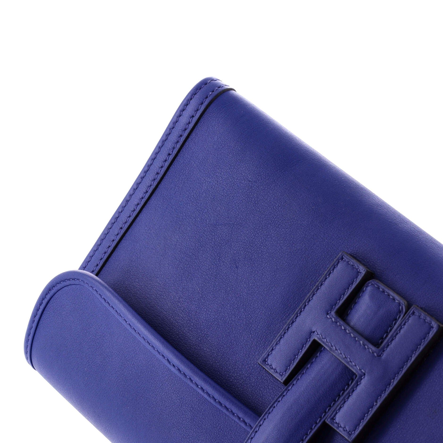 Jige Elan Clutch 29 Blue Swift Leather — view 5