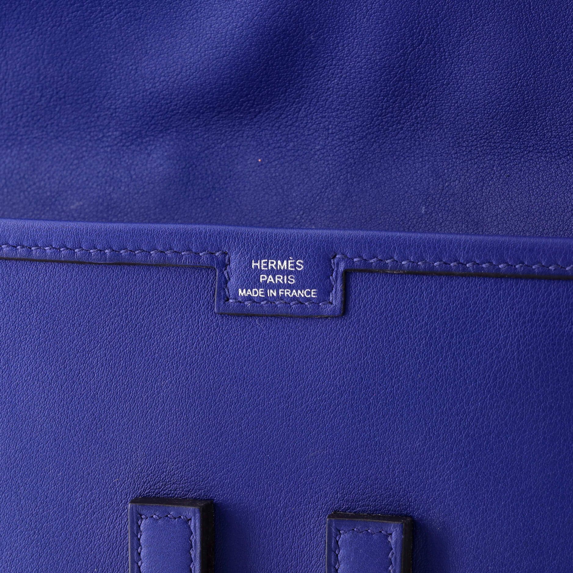 Jige Elan Clutch 29 Blue Swift Leather — view 8