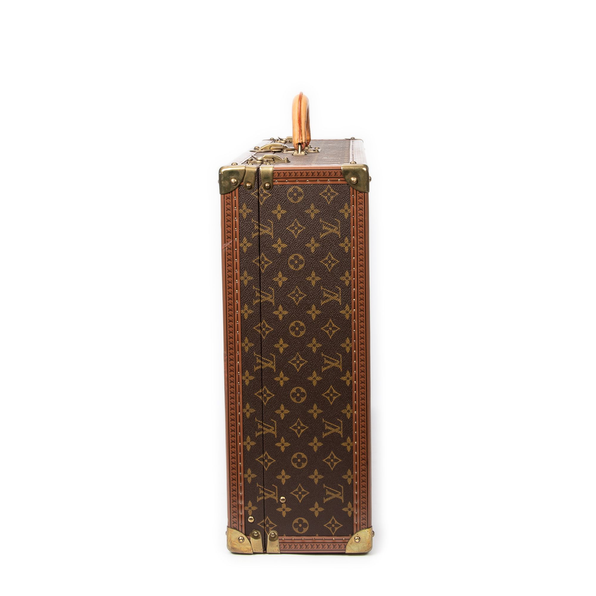Bisten 70 Brown Monogram Canvas Golden Brass — view 4
