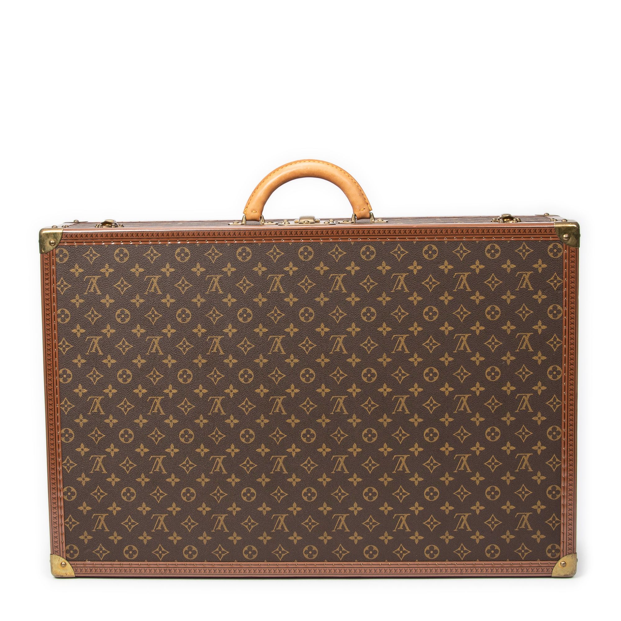 Bisten 70 Brown Monogram Canvas Golden Brass — view 5