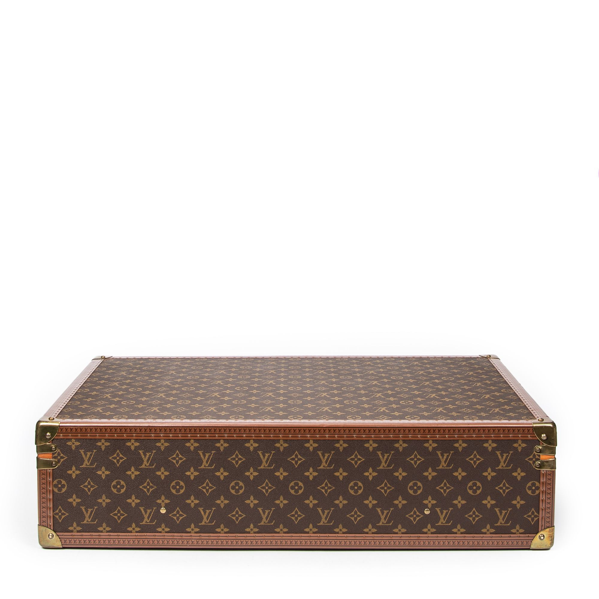 Bisten 70 Brown Monogram Canvas Golden Brass — view 6