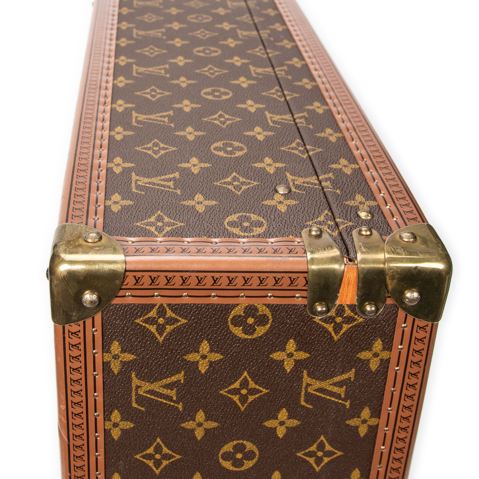 Bisten 70 Brown Monogram Canvas Golden Brass — view 7