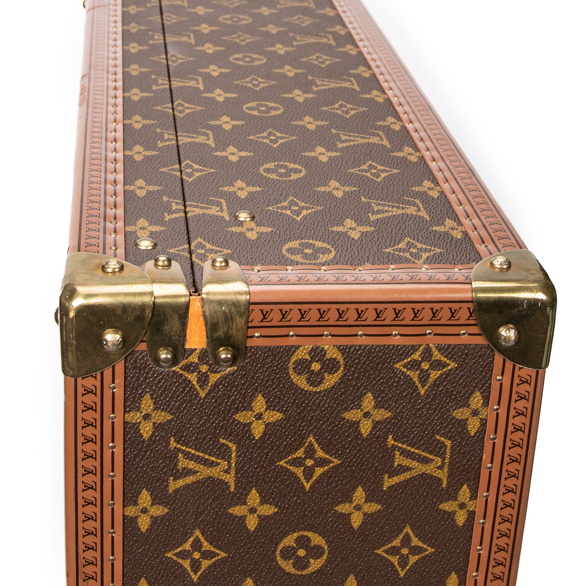 Bisten 70 Brown Monogram Canvas Golden Brass — view 8