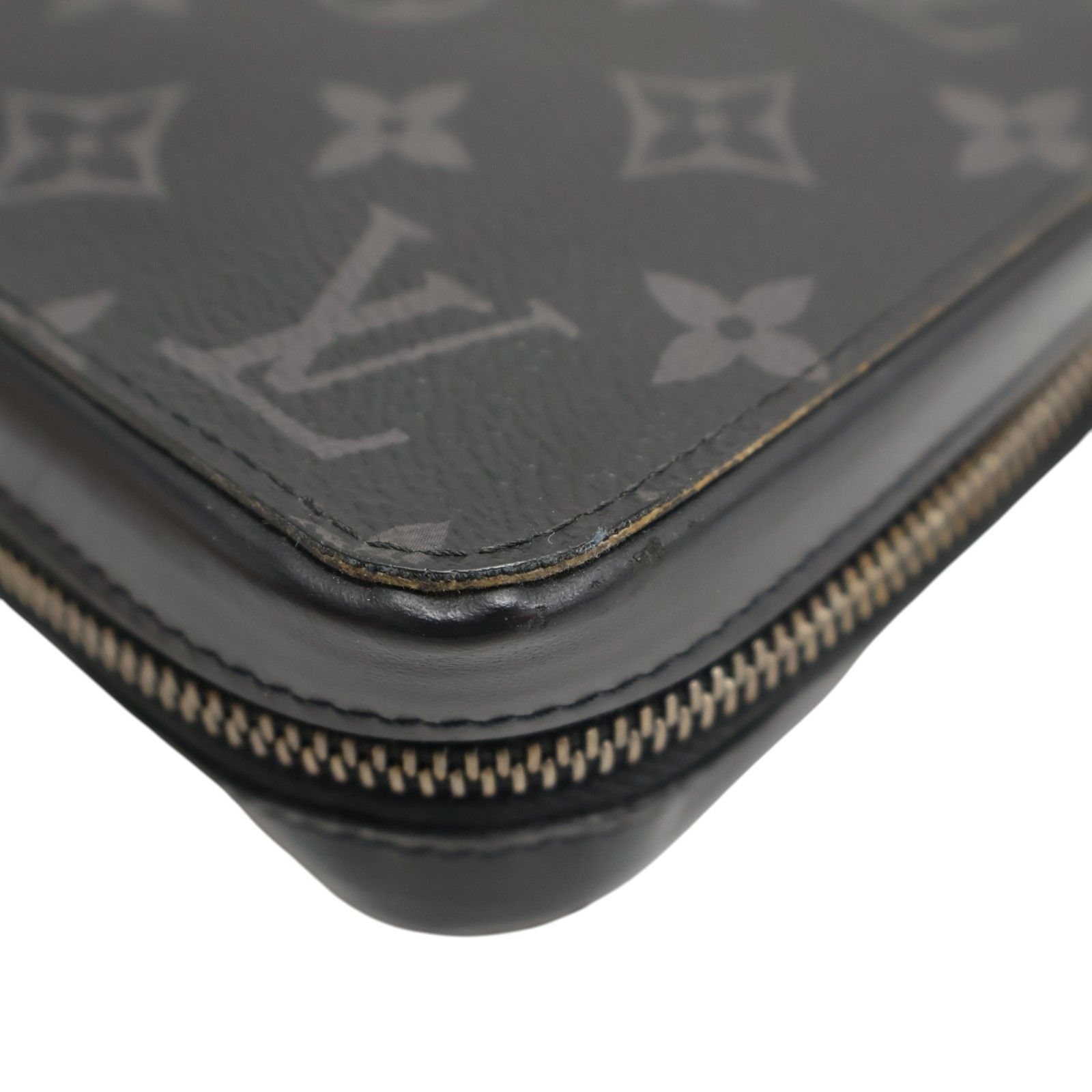 Monogram Eclipse Zippy XL Clutch Bag — view 11
