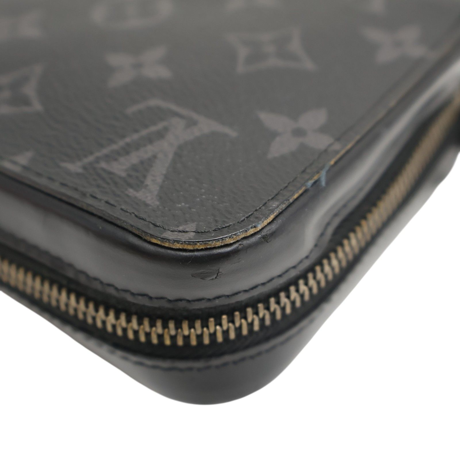 Monogram Eclipse Zippy XL Clutch Bag — view 12