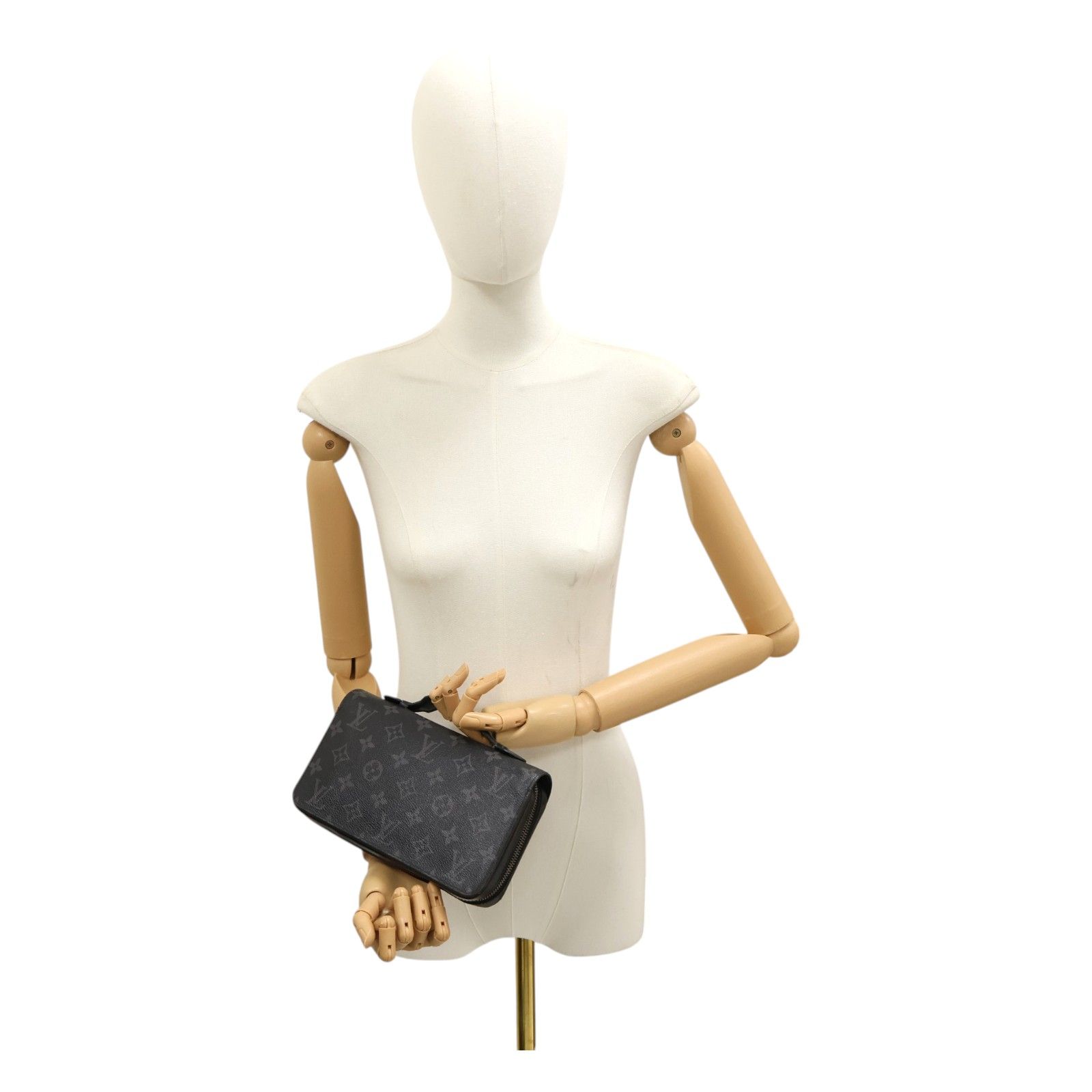 Monogram Eclipse Zippy XL Clutch Bag — view 9
