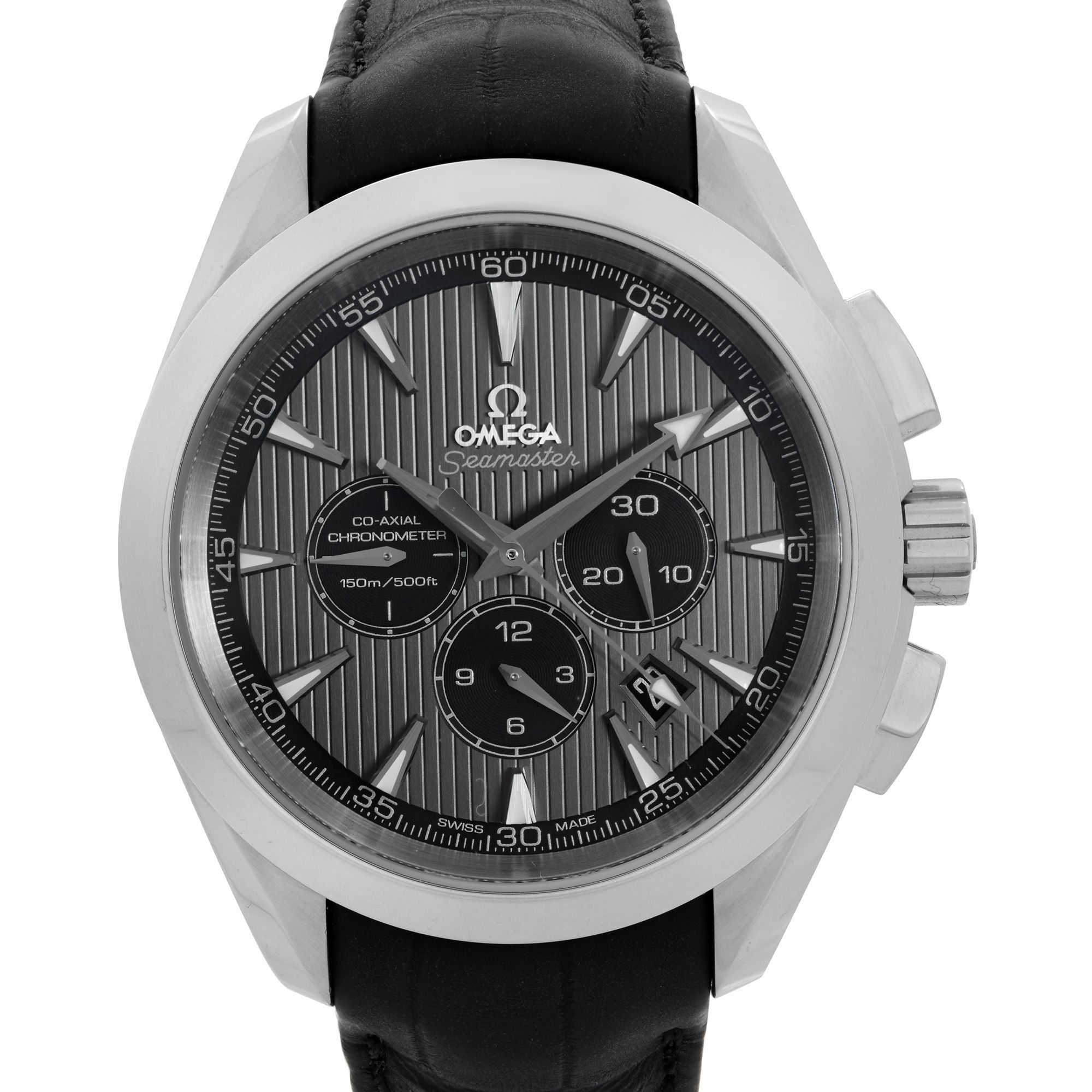 Seamaster Aqua Terra Steel Chronograp Gray Dial Watch 231.13.44.50.06.001 — view 2