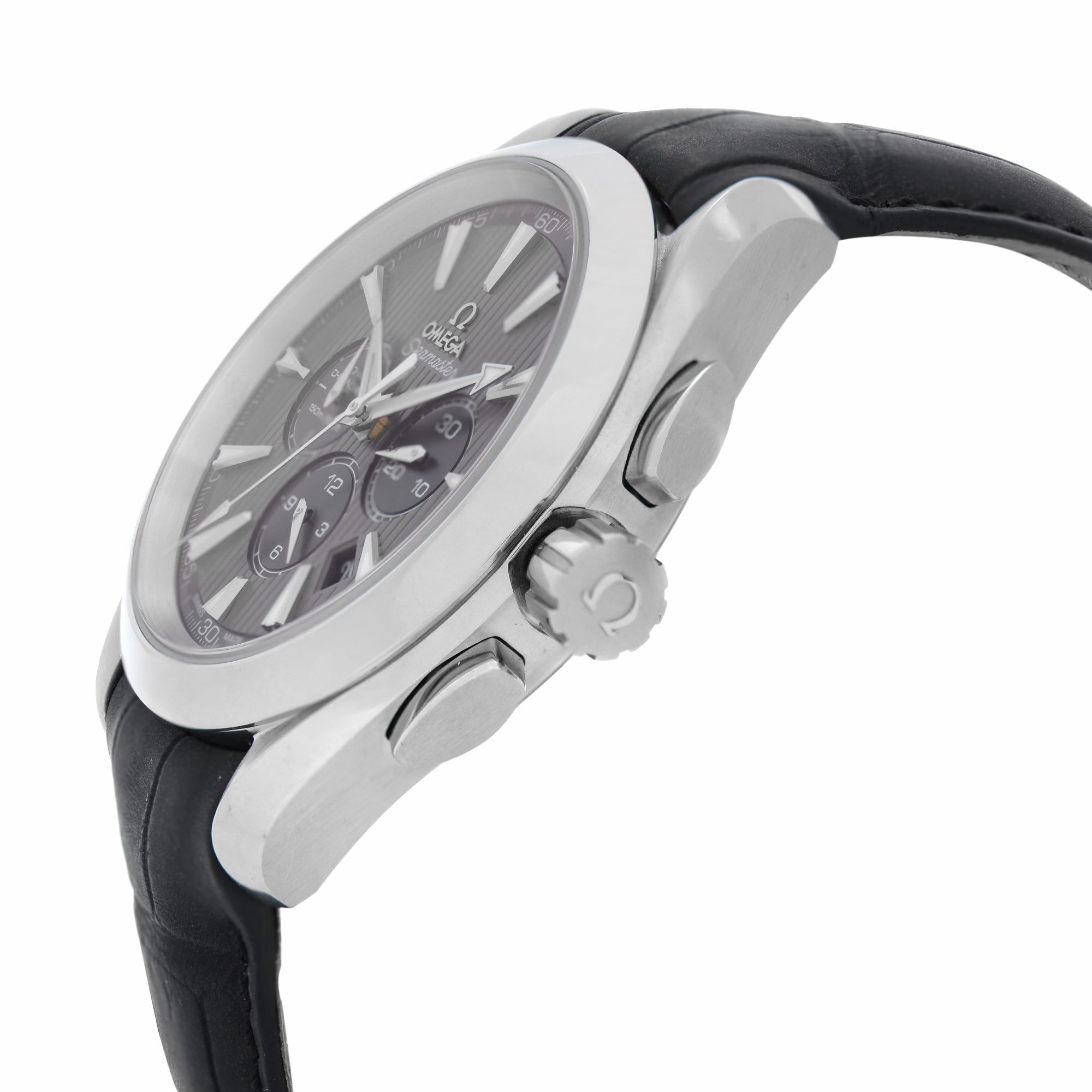 Seamaster Aqua Terra Steel Chronograp Gray Dial Watch 231.13.44.50.06.001 — view 3