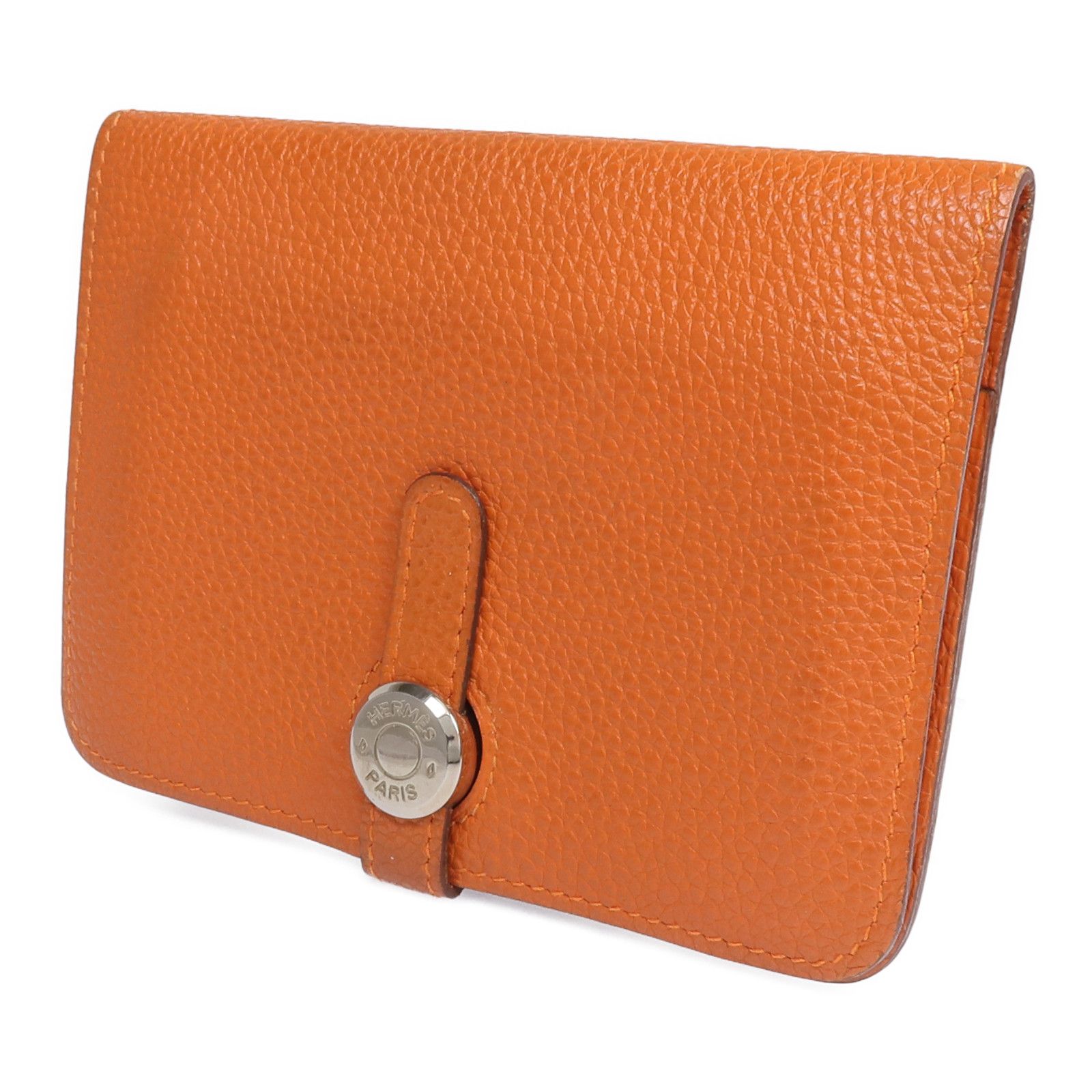 Togo Leather Dogon Compact Wallet — view 2