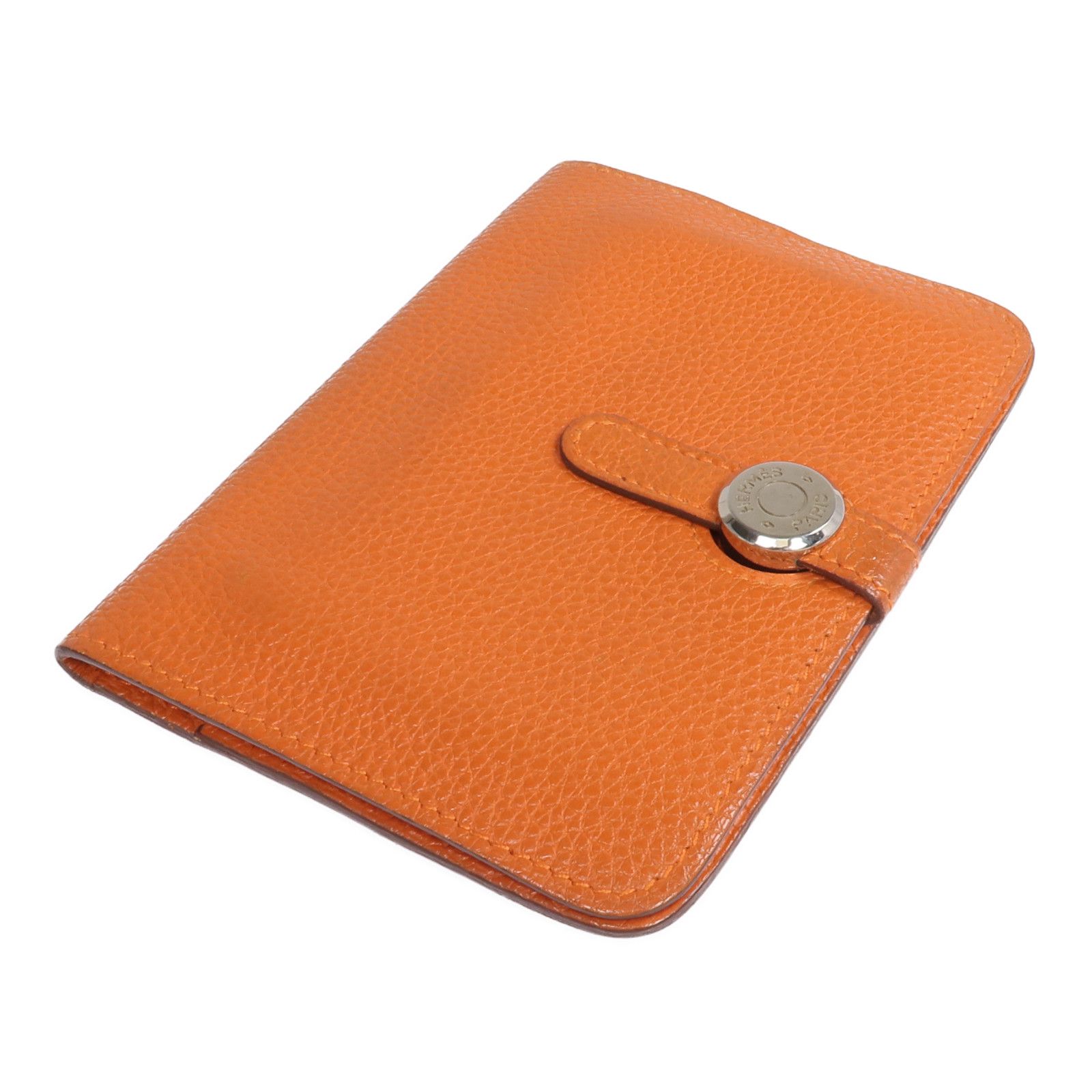 Togo Leather Dogon Compact Wallet — view 4
