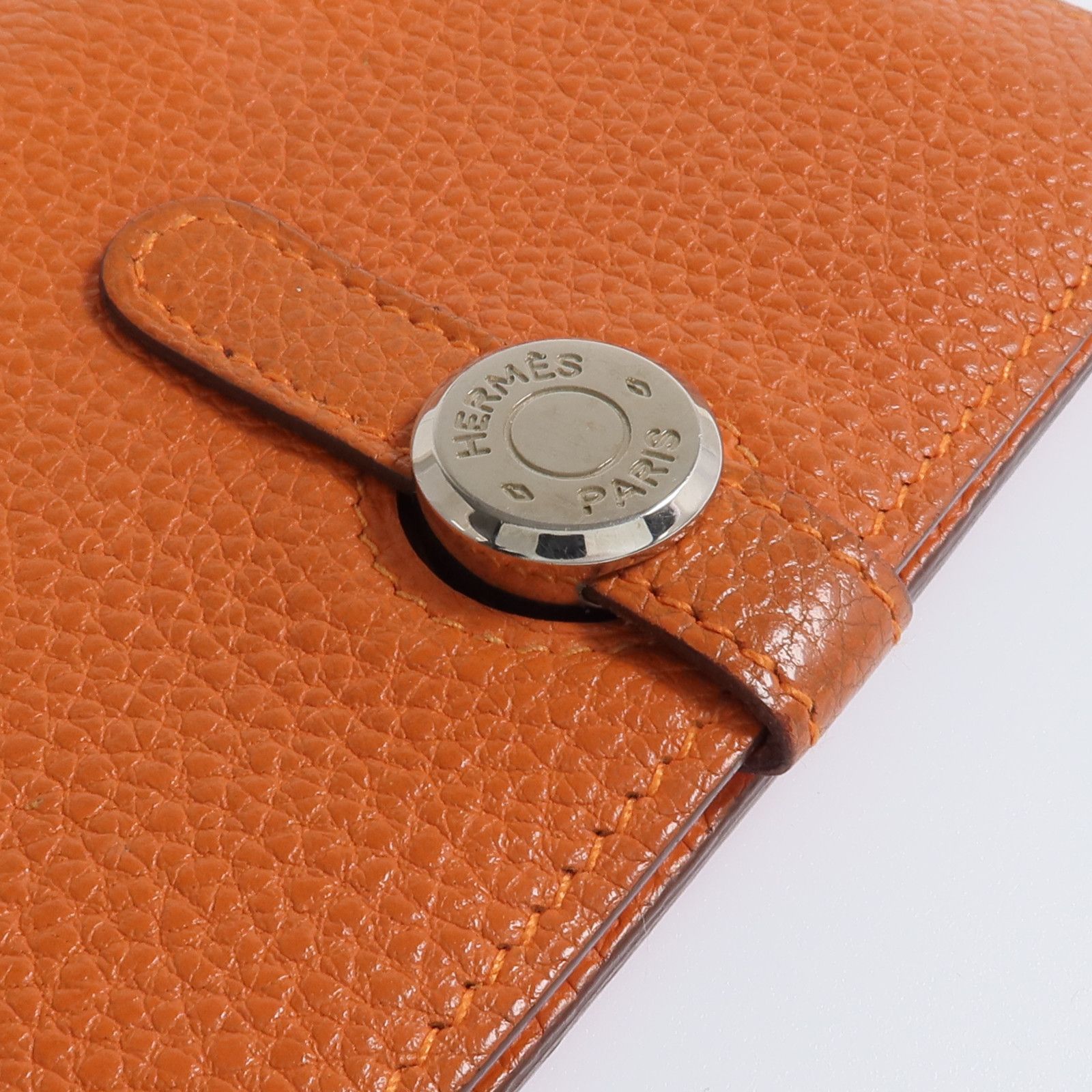 Togo Leather Dogon Compact Wallet — view 10