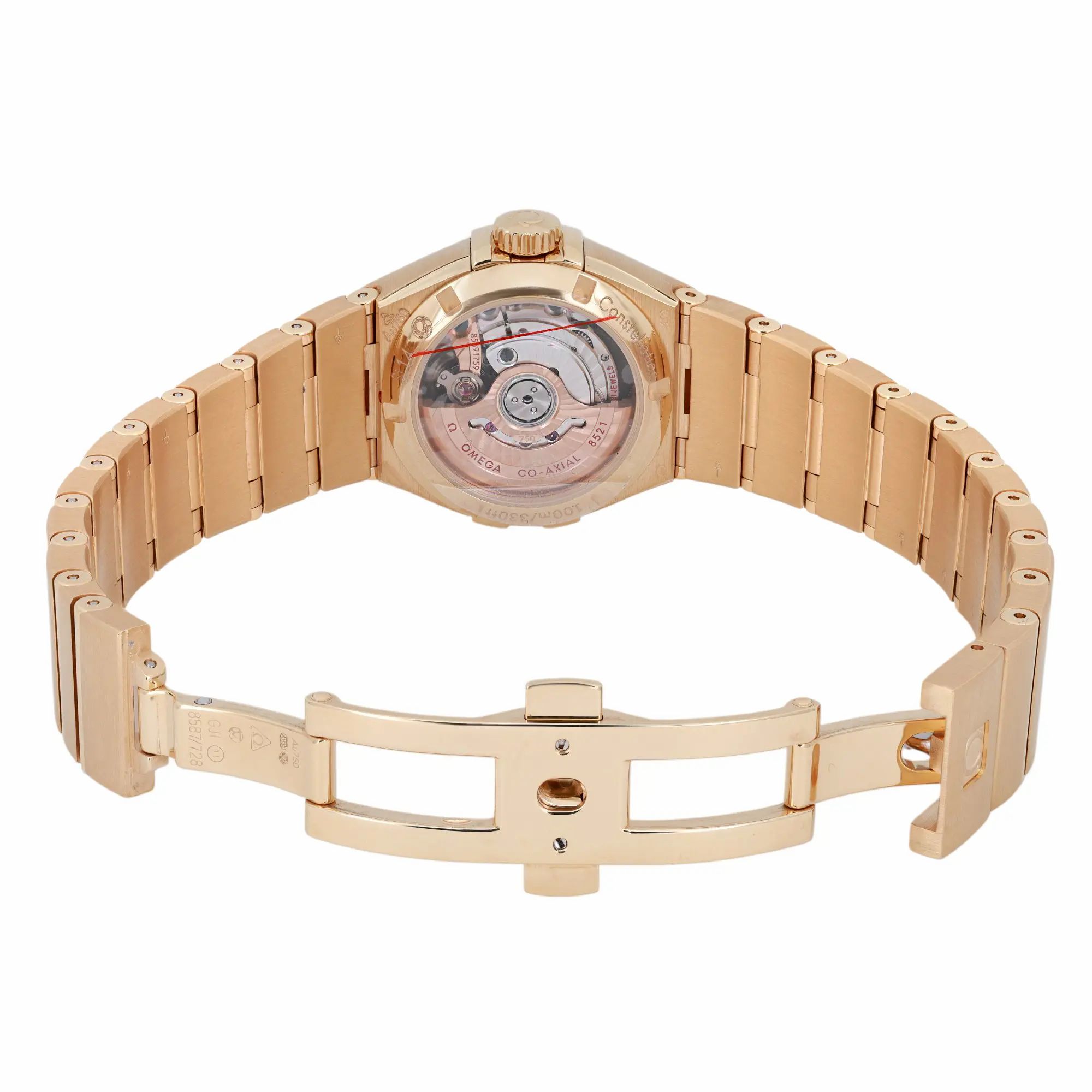 Constellation 18K Gold Diamond Mop Dial Womens Watch 123.55.27.20.05.002 — view 6