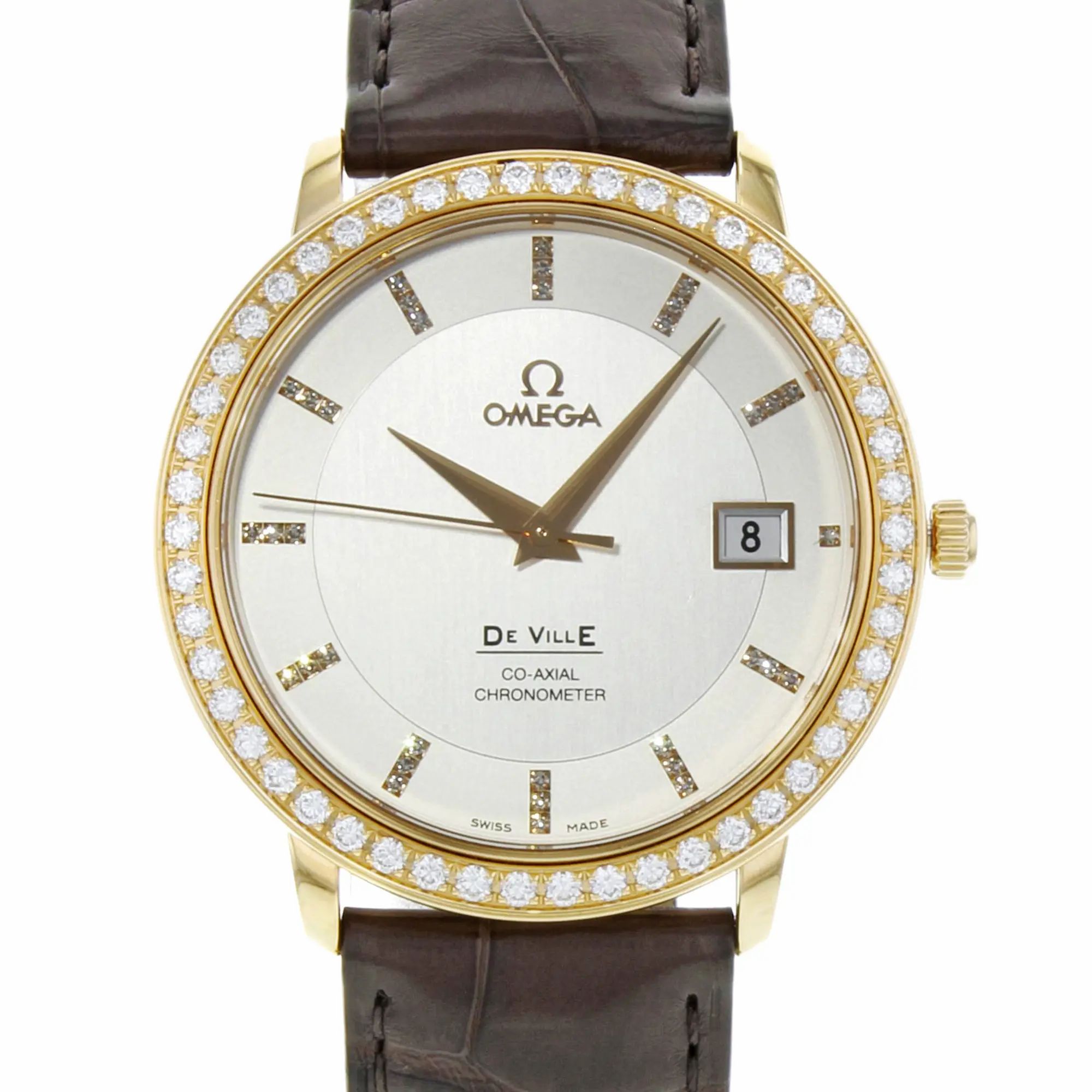 Deville Prestige 18K Rose Gold Automatic Mens Watch 413.58.37.20.52.001 — view 2