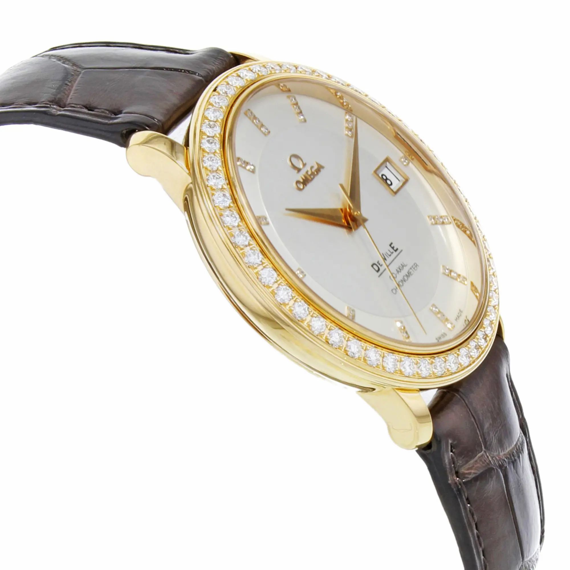 Deville Prestige 18K Rose Gold Automatic Mens Watch 413.58.37.20.52.001 — view 4